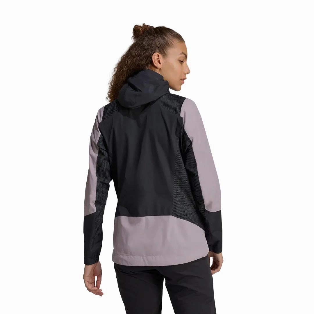 adidas - Women's Terrex Xperior Hybrid RAIN.RDY Jacket (IP1495) Windproof Closure CompactFoldable