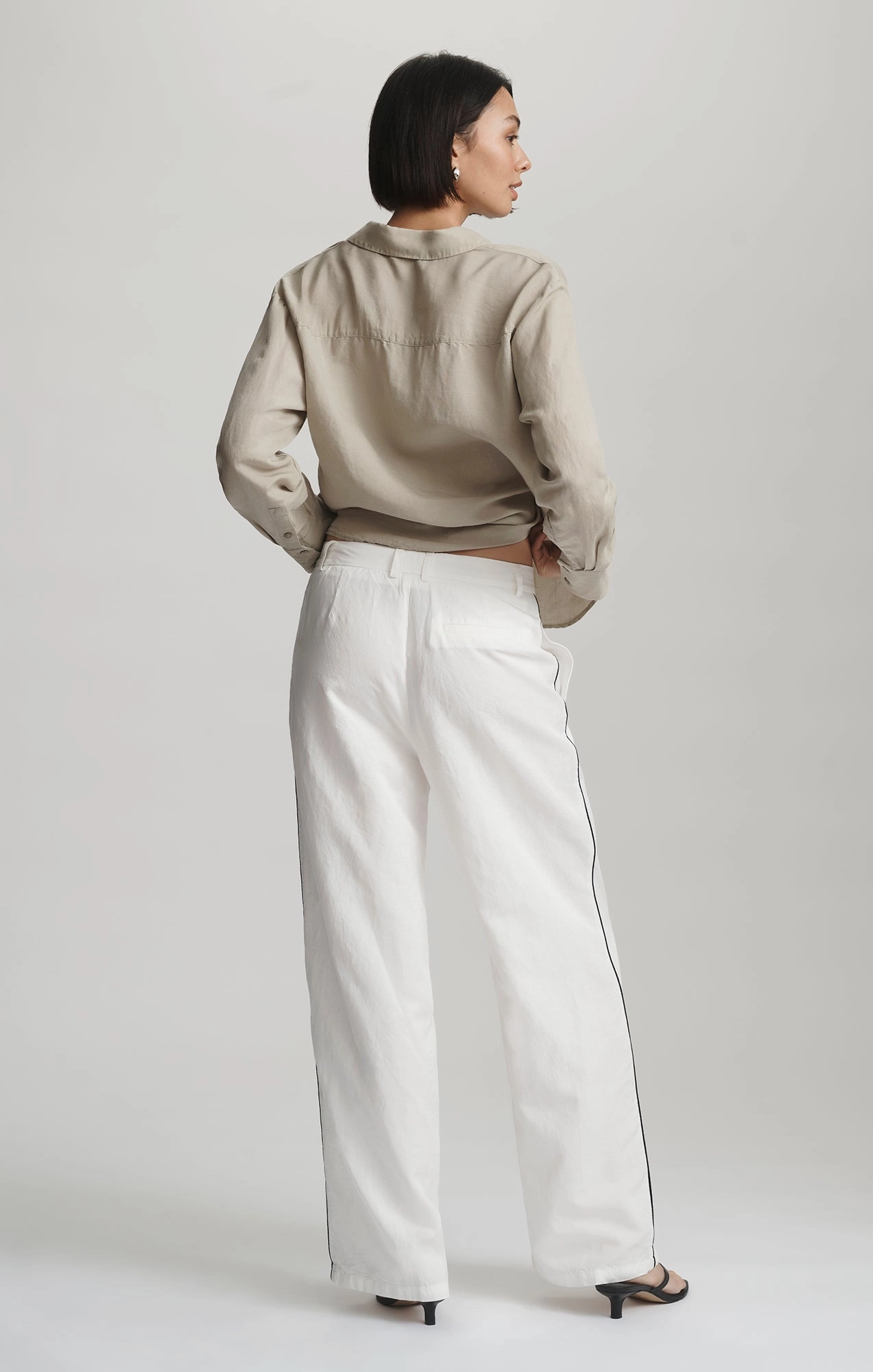 Fashionable Appeal WIDE LEG TENCEL? PANTS IN COCONUT MILK