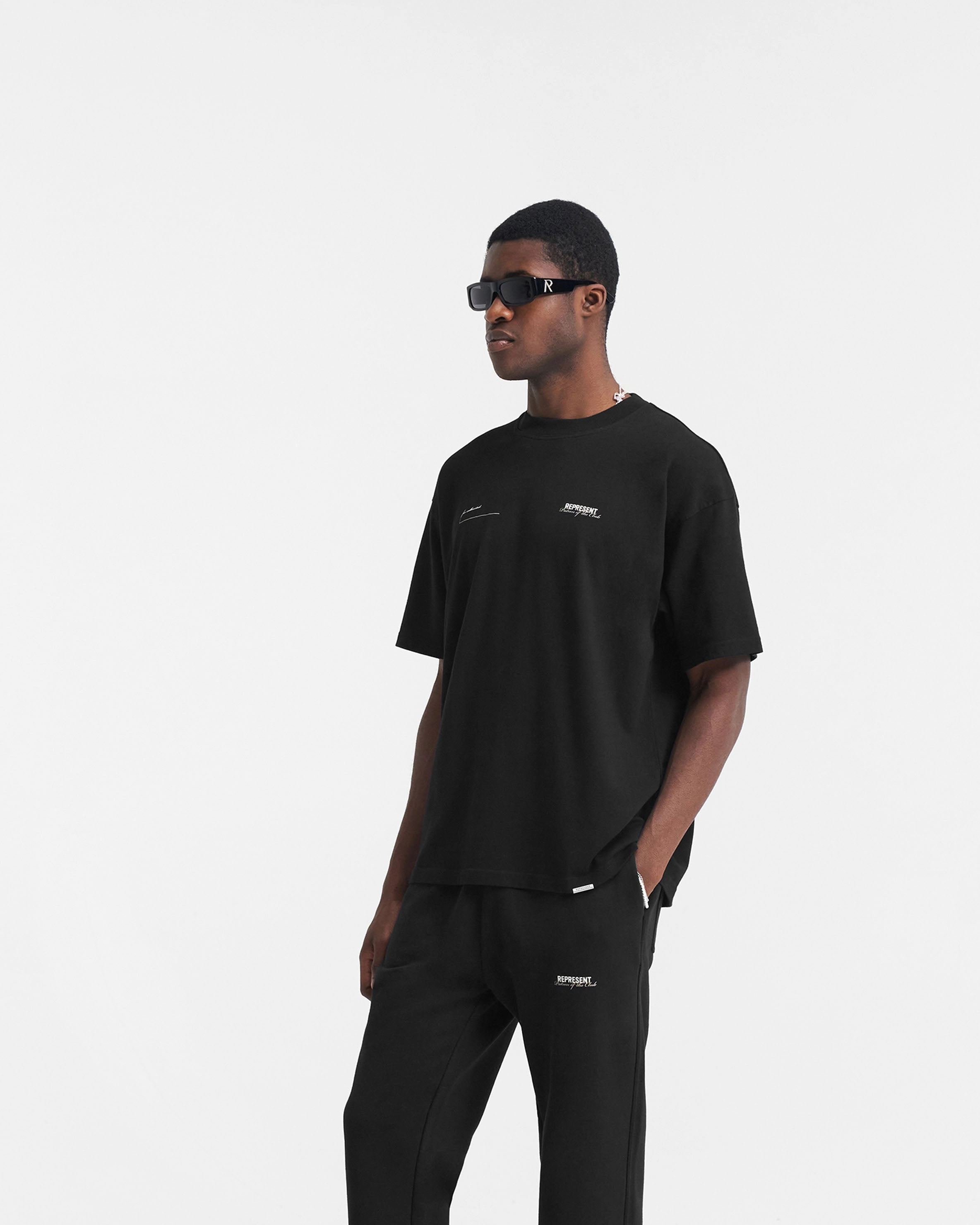 Patron Of The Club T-Shirt - Black Cozy Hug