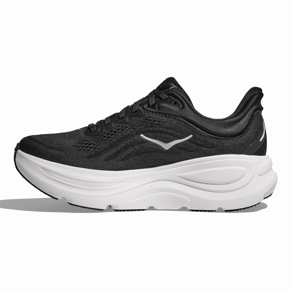 Hoka One One Women's Bondi 9 Black/White Supportive arch Odor   Resistant