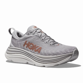 moon - design shoes HOKA Women's Gaviota 5 Wide Harbor Mist/Rose Gold