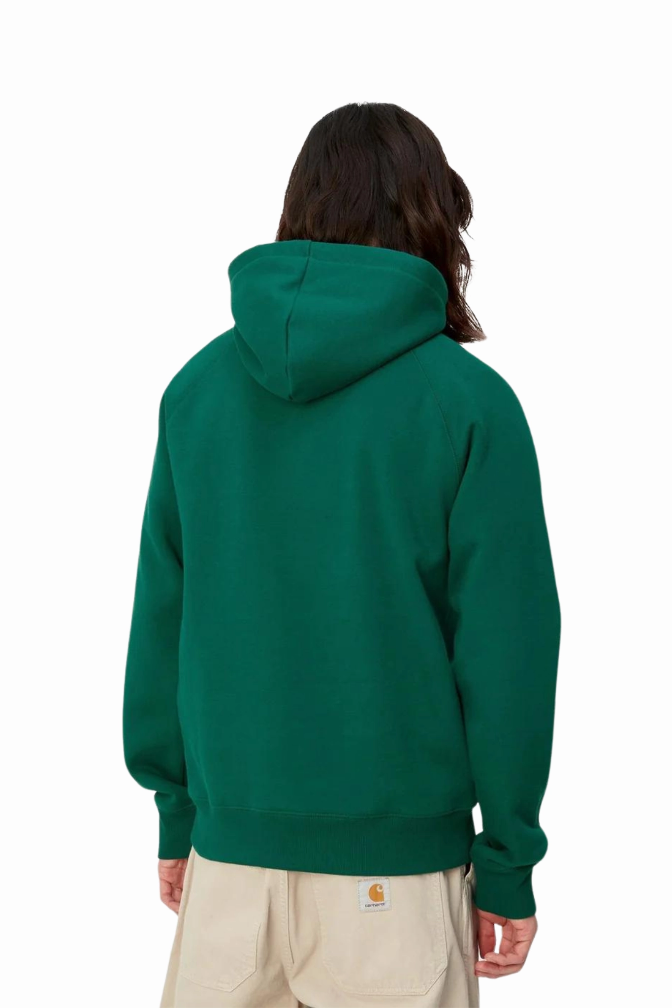 Hooded Chase Sweatshirt in Chervil sequin Minimalist Style