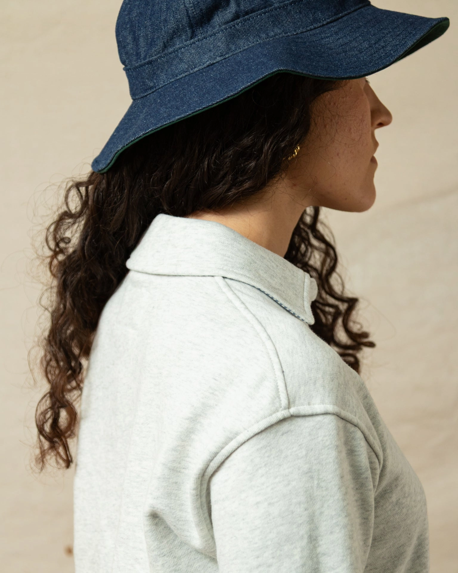 Inlet Pullover in Collegiate Loopback Terry Sleeveless Tee