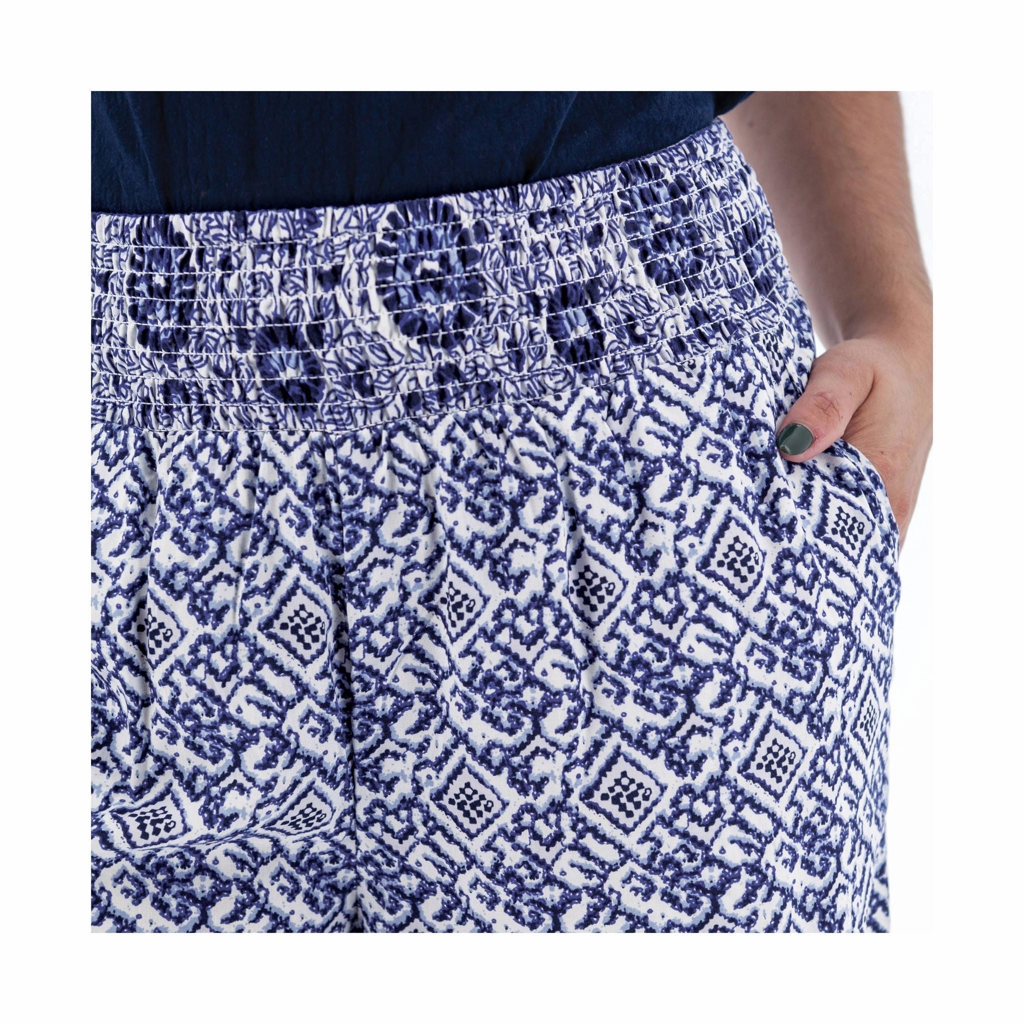 Moisture Management Adaptable Style Aventura Women's Portofino Palazzo Pant - Sky Captain