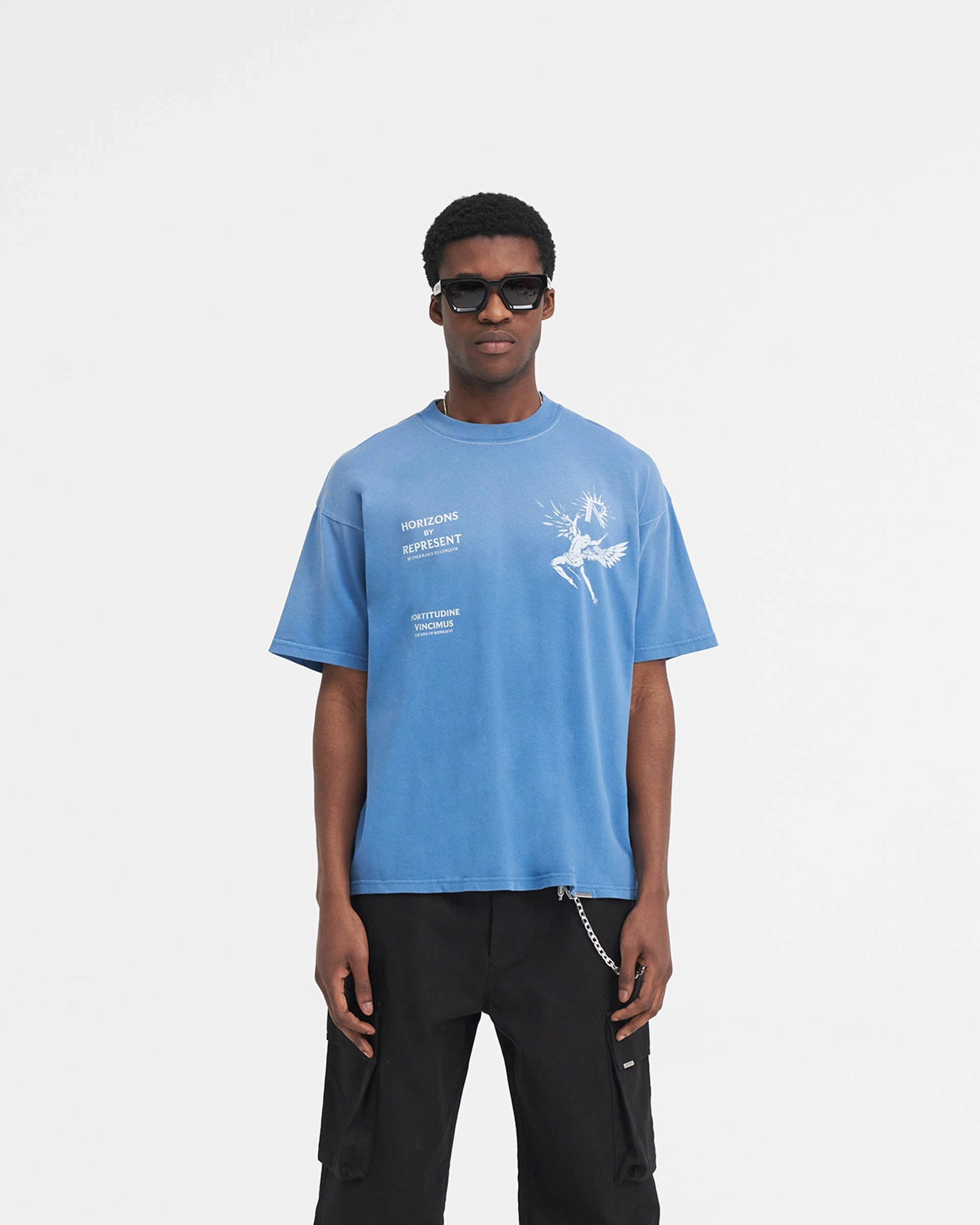 Icarus T-Shirt - Sky Blue Moisture Management Fabric