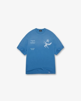 Versatile Trend Icarus T-Shirt - Sky Blue