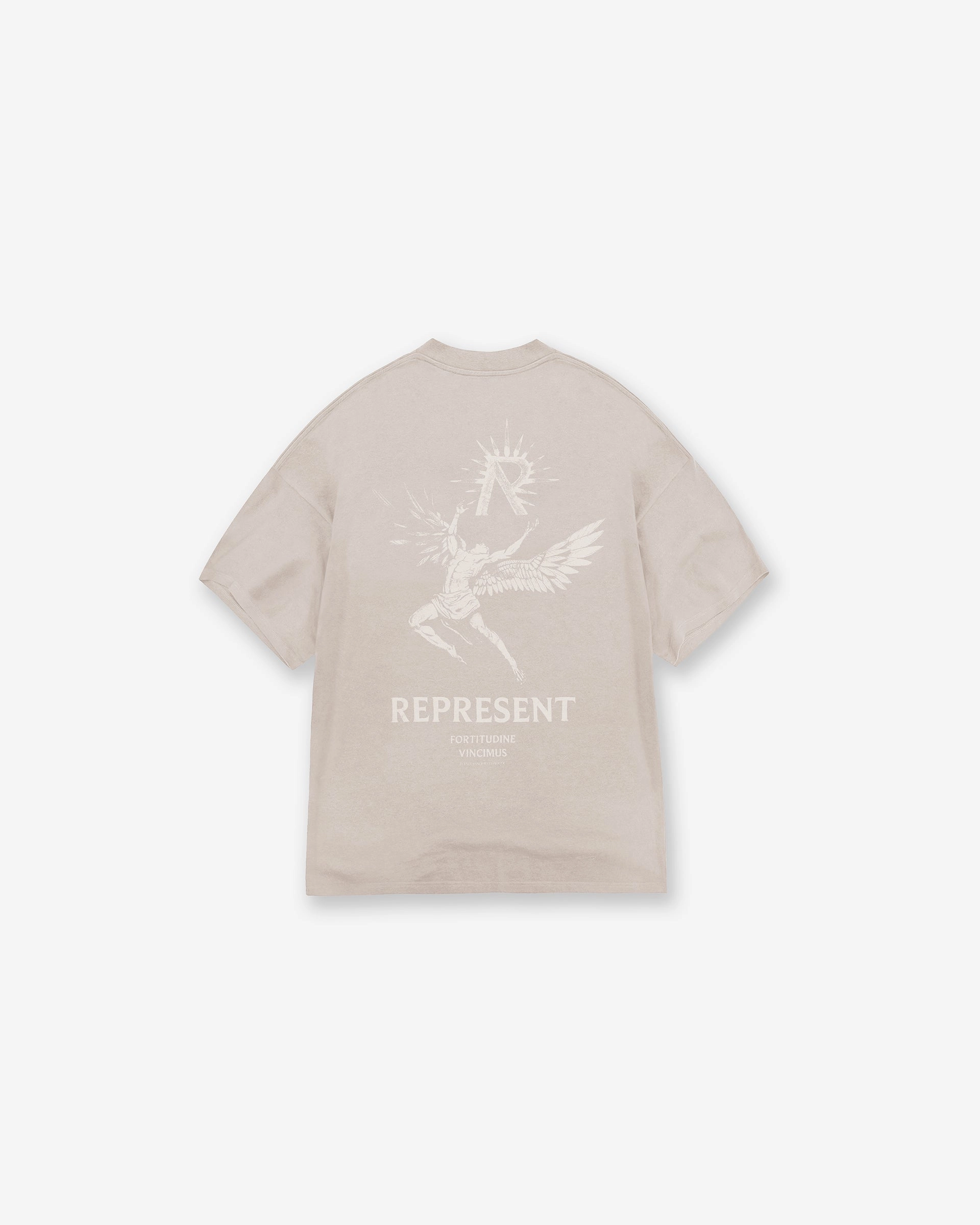 Reinforced Collar Icarus T-Shirt - Taupe