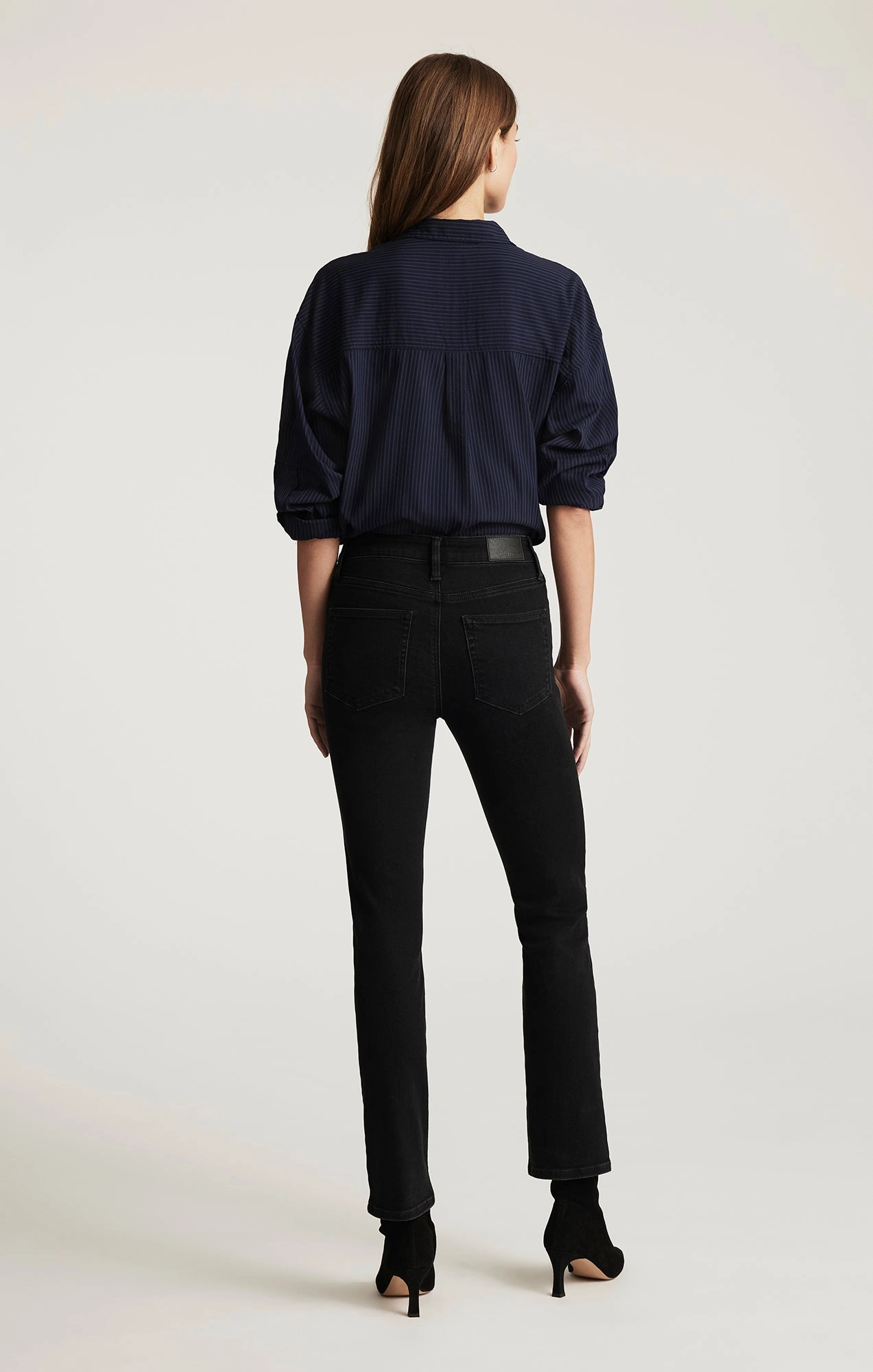 KENDRA STRAIGHT LEG IN DARK SMOKE FLEX BLUE Tailored Appearance