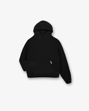 Initial Boxy Hoodie - Black City Scene