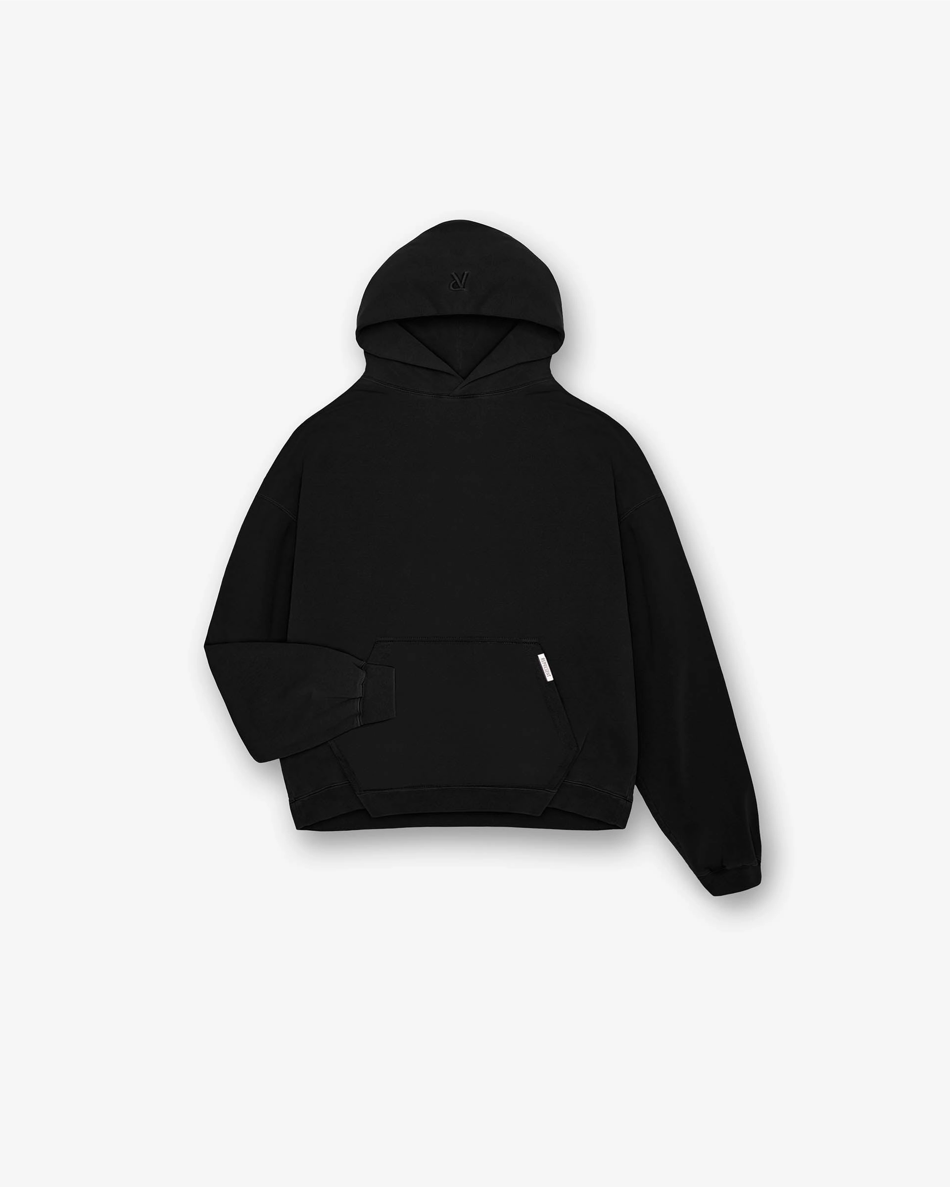 Initial Boxy Hoodie - Black City Scene