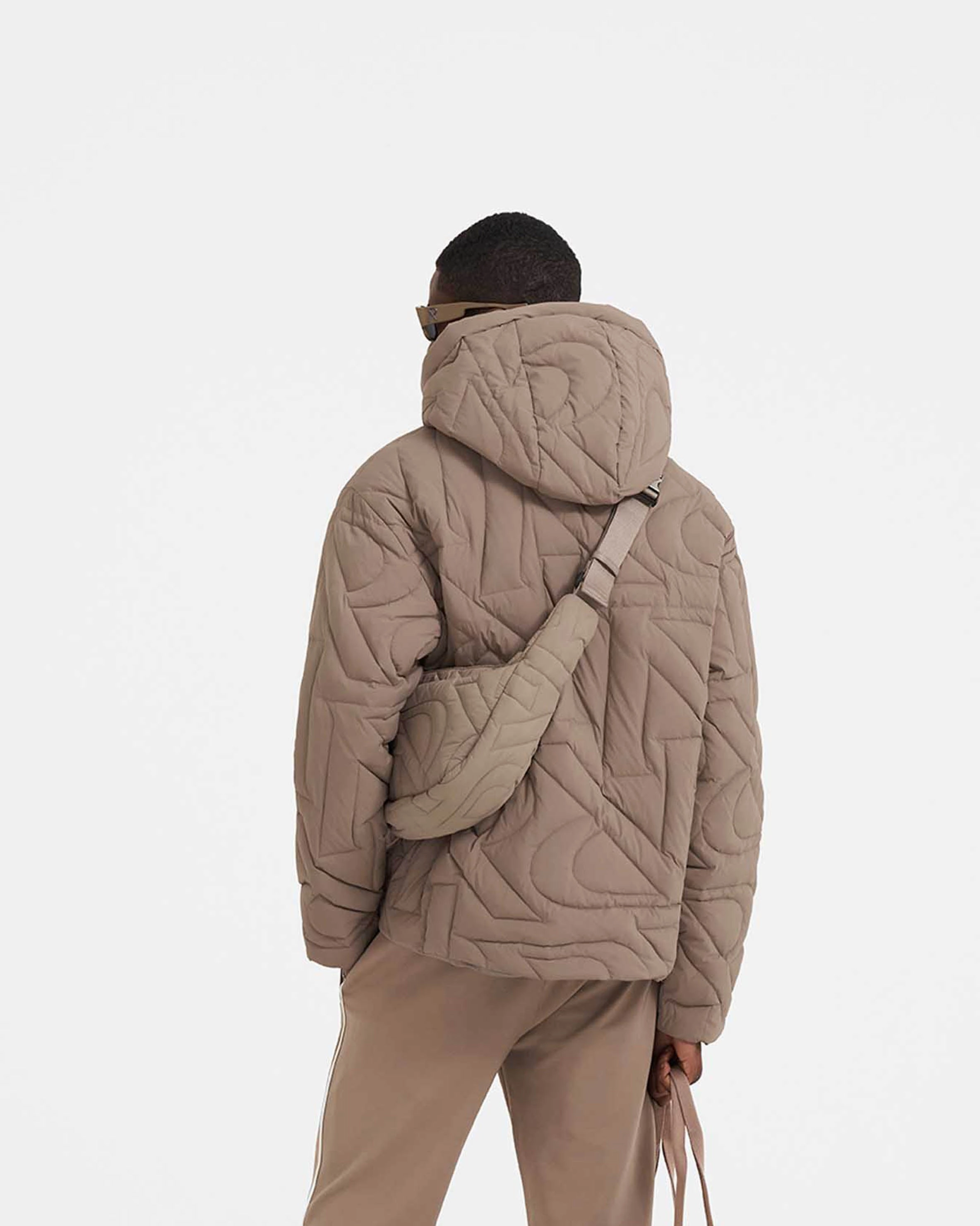 Initial Lightweight Hooded Jacket - Mushroom Heat Reflective Tech