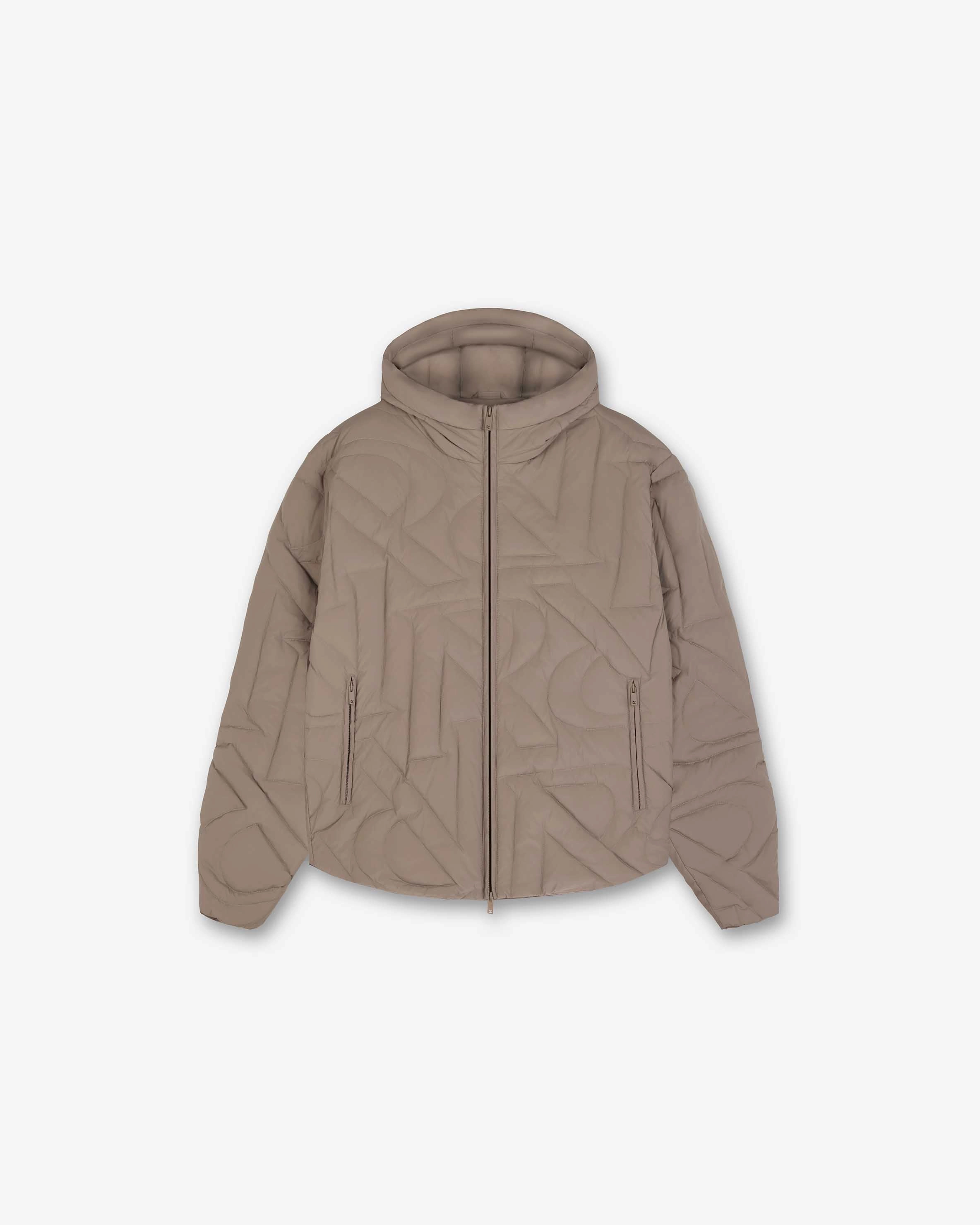 Heat Reflective Tech On The Go Initial Lightweight Hooded Jacket - Mushroom