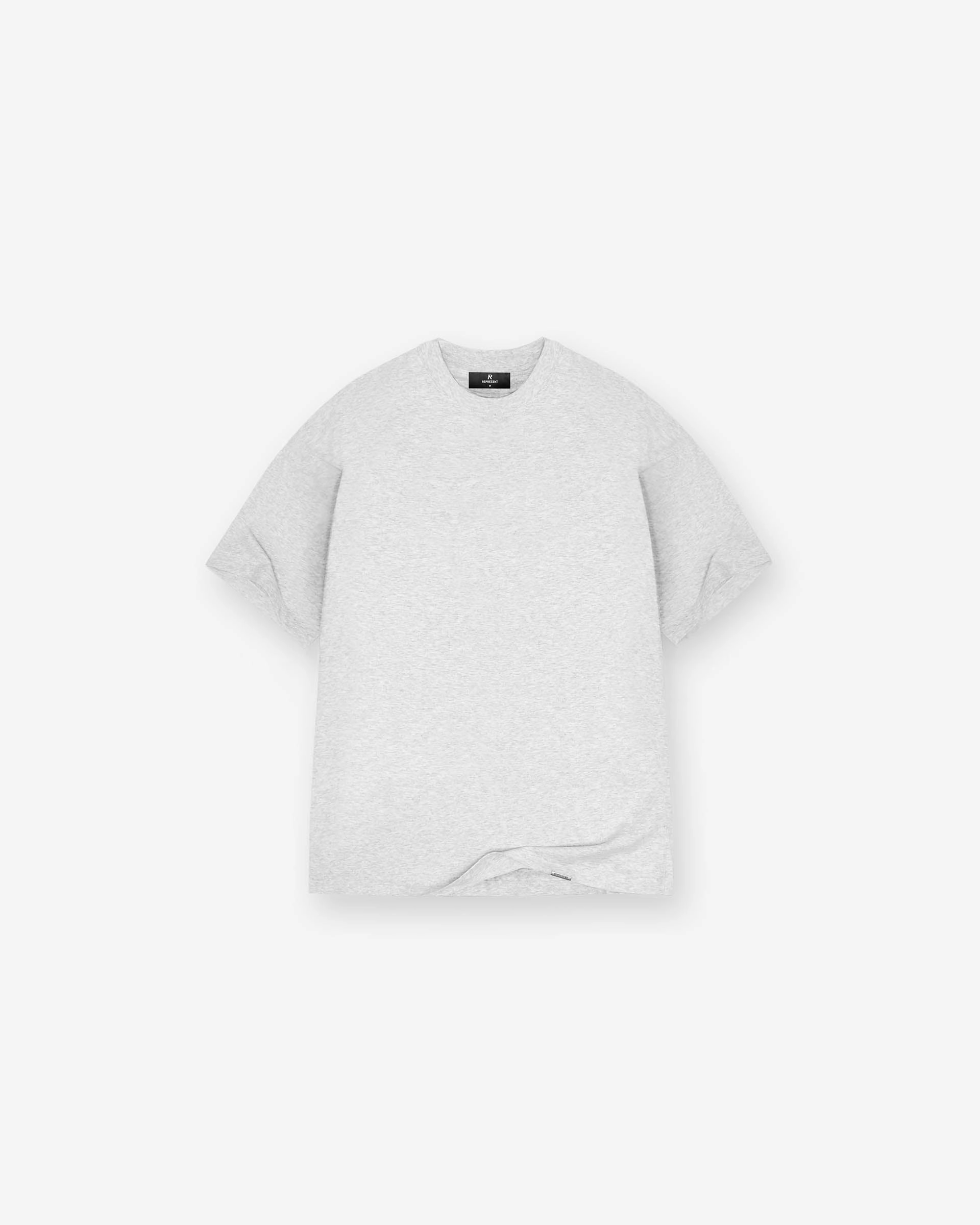 Initial Oversized T-Shirt - Ice Grey Marl Chilly Day Comfort AllSeasonWear