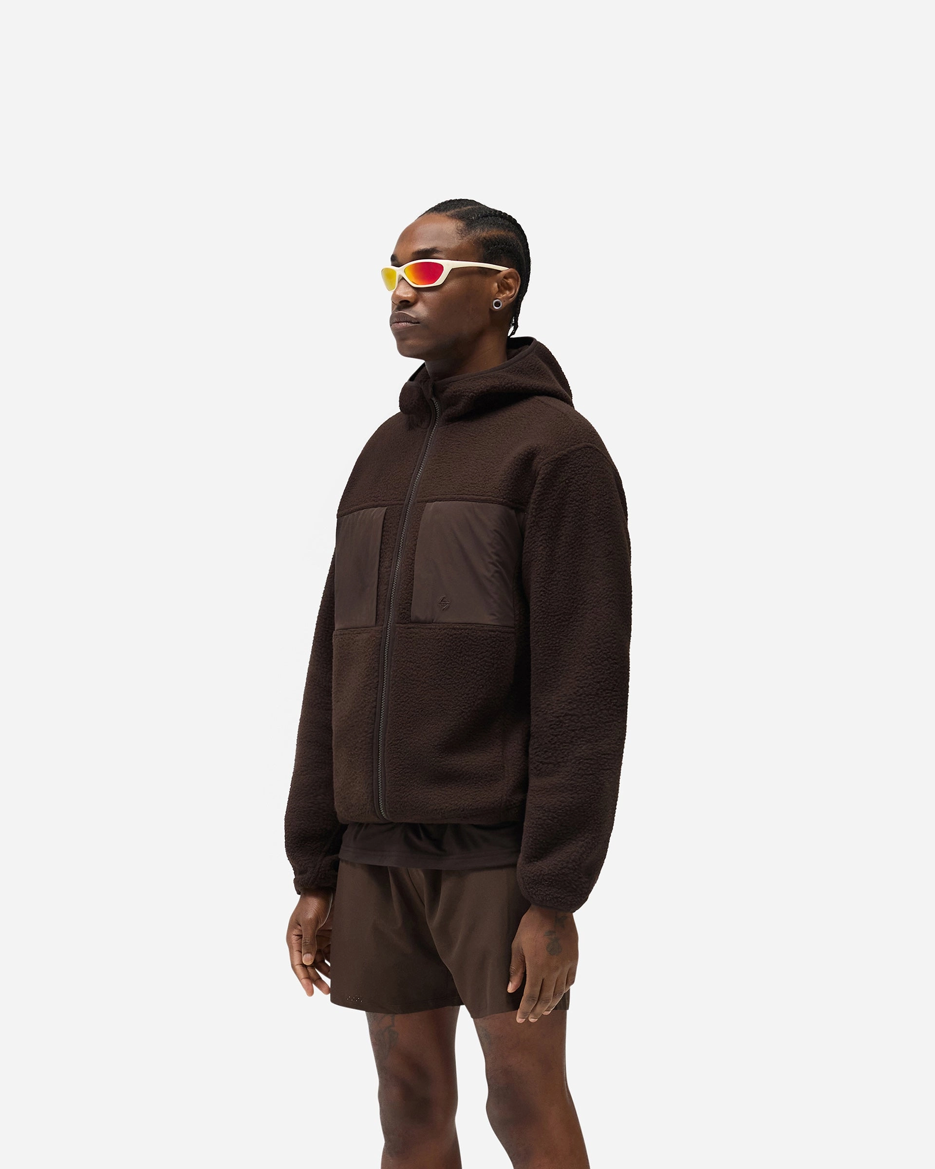 TapedZippers 247 Borg Fleece - Chocolate