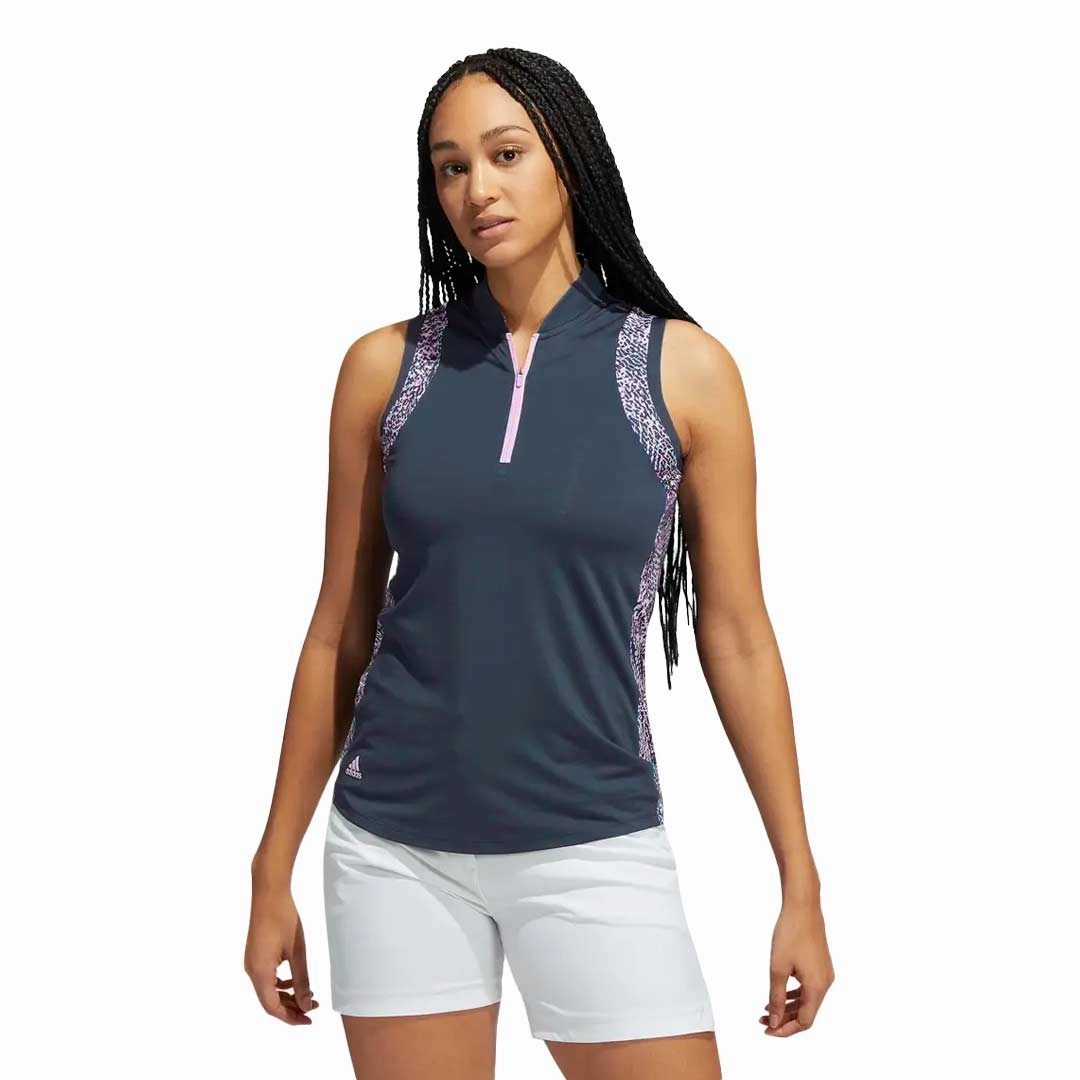 adidas - Women's Ultimate365 Sleeveless Polo (HS8900) Non Restrictive Mobility