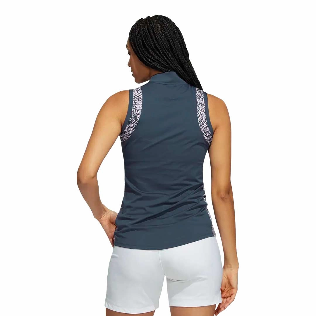 adidas - Women's Ultimate365 Sleeveless Polo (HS8900) Casual City Reflective Trim