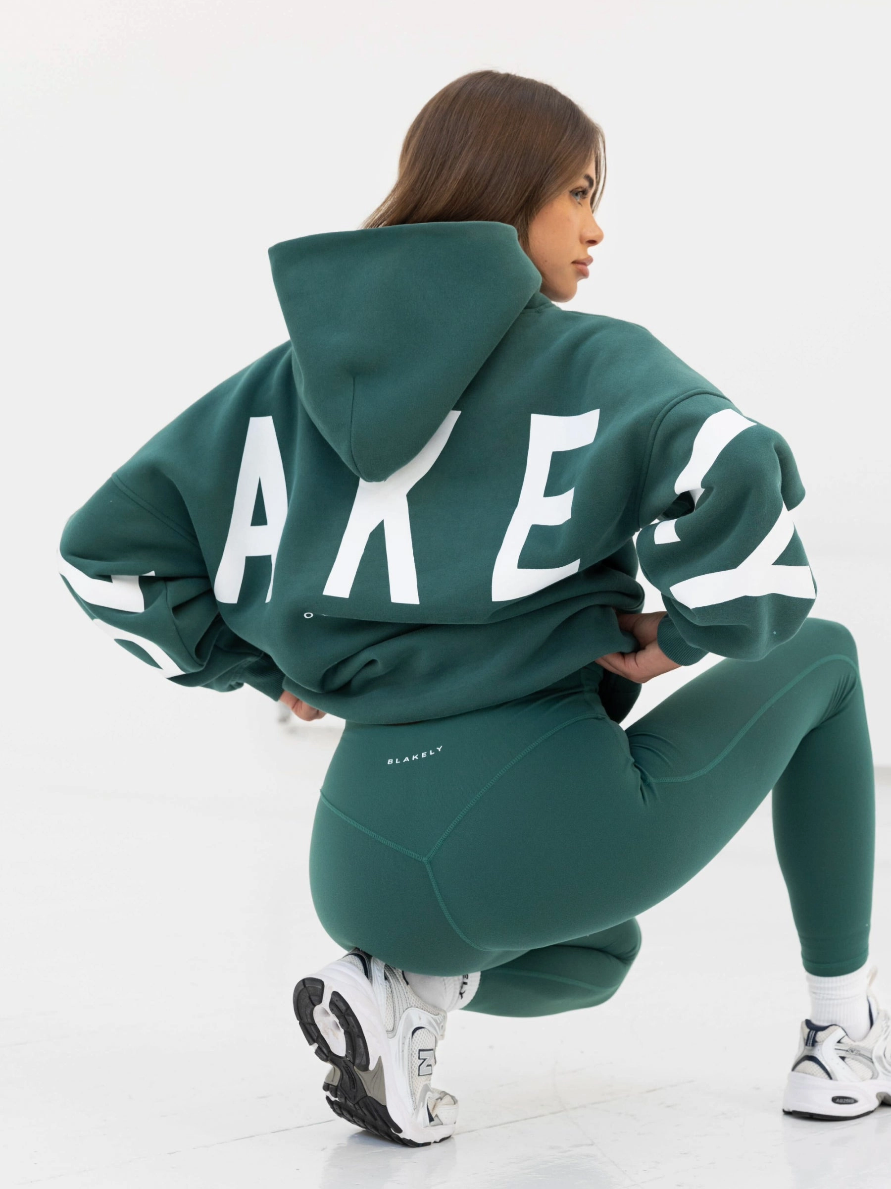 Isabel Oversized Hoodie - Pine Green City Wear Limited Release