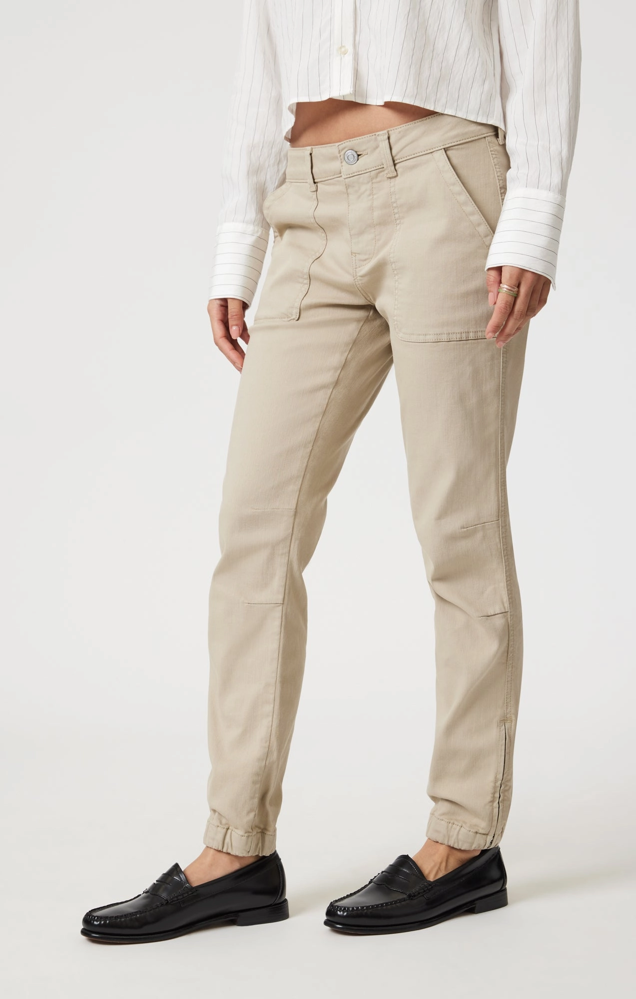 Smooth Picnic Style Relaxed Style Bold IVY SLIM CARGO IN TIDAL FOAM FLEX BLUE