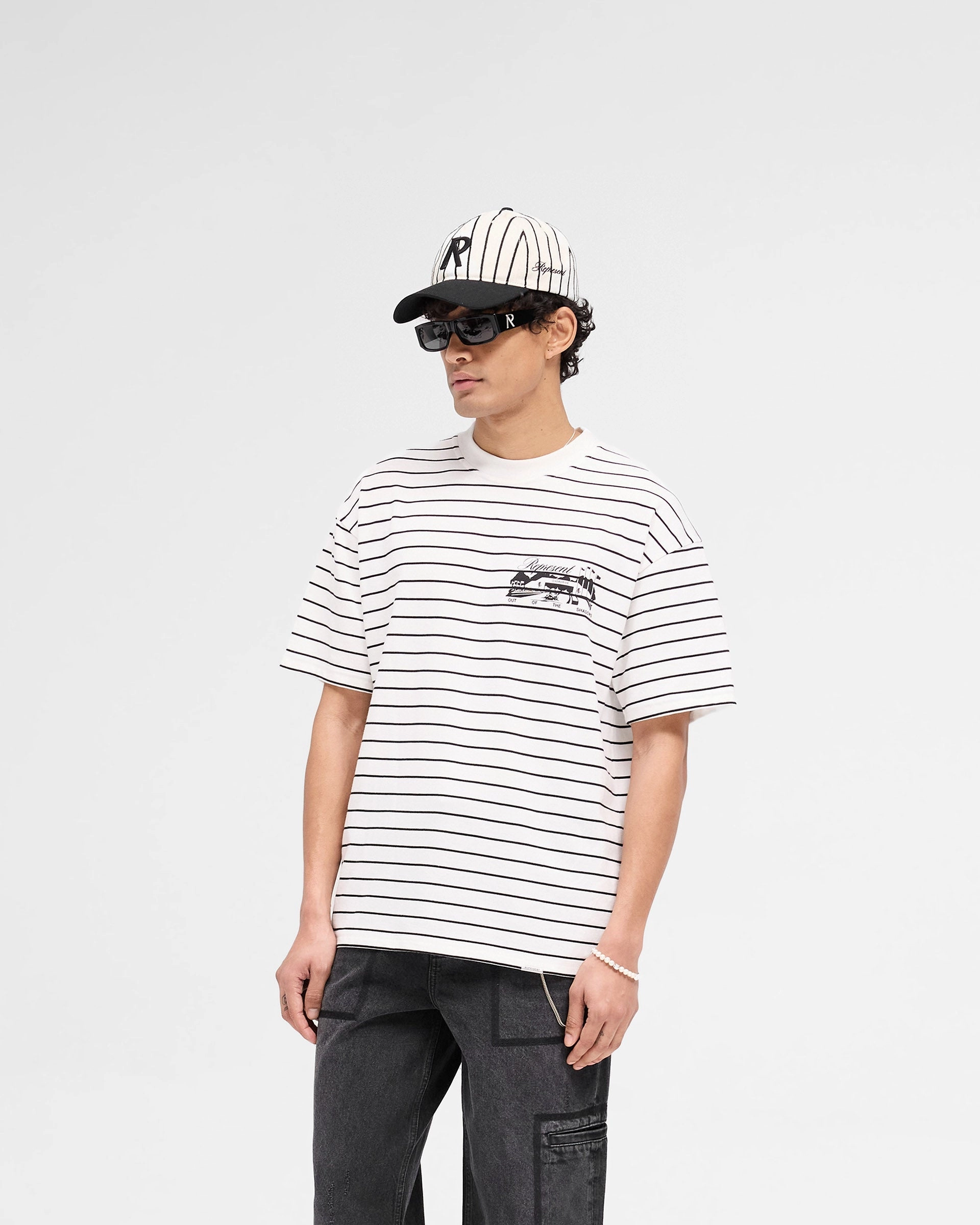 Raceway T-Shirt - Stripe Fuzz Free Surface