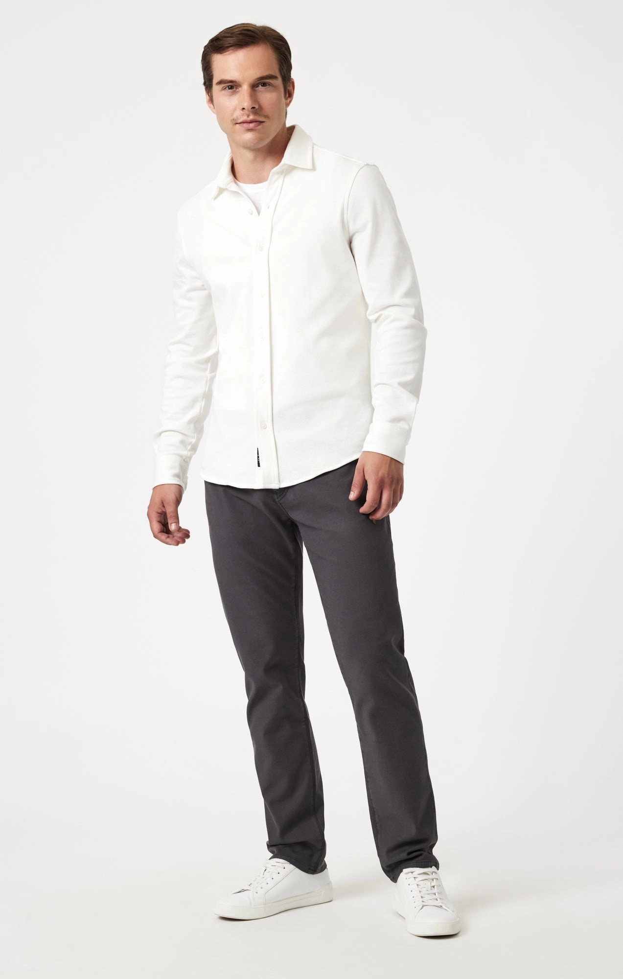 JAKE SLIM LEG IN ASH LUXE TWILL Stretchable Wear