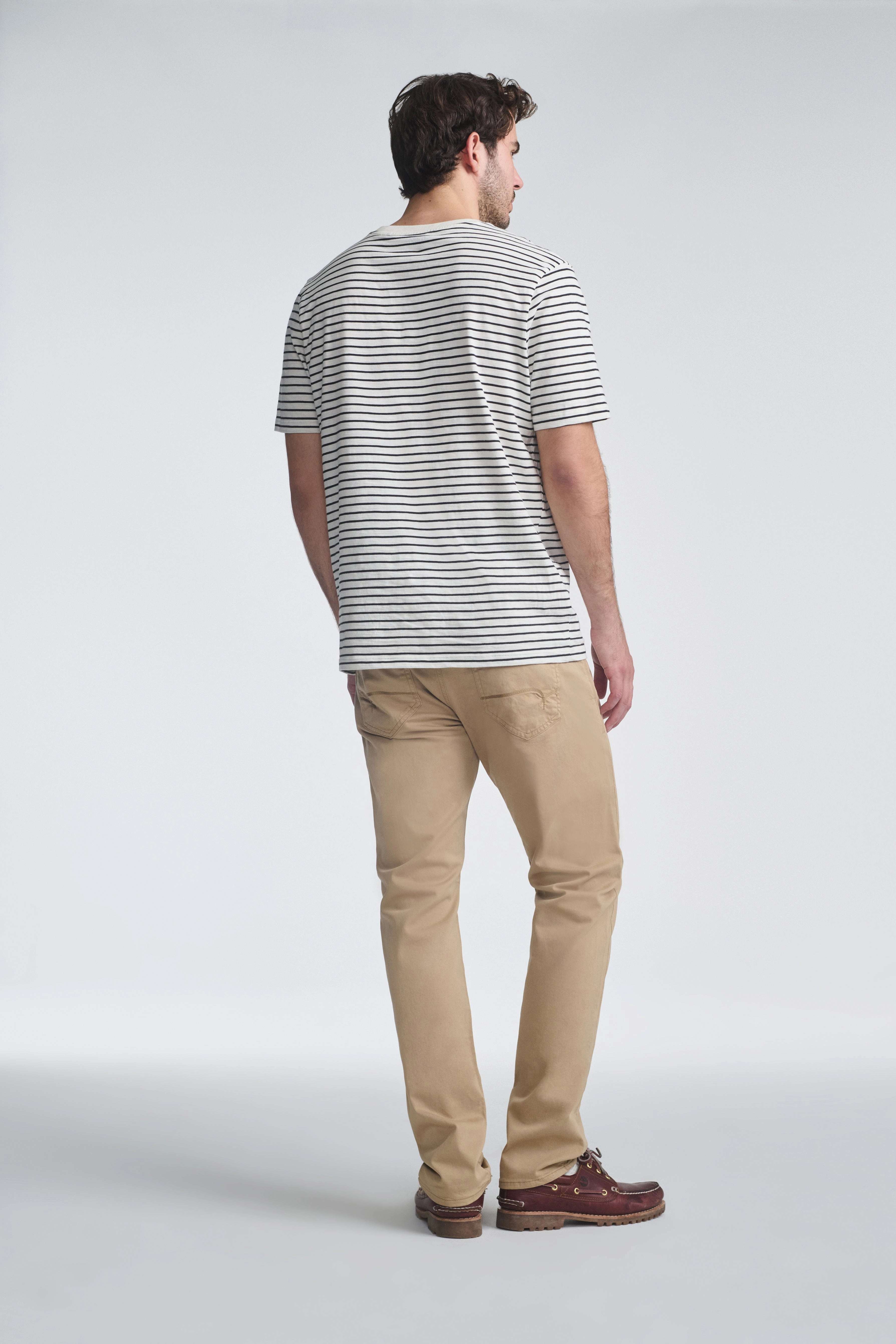 JAKE SLIM LEG IN CASHEW TWILL Abrasion Resistant Panels Minimal Fit