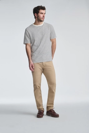 JAKE SLIM LEG IN CASHEW TWILL Breathable Motion Clean Finish