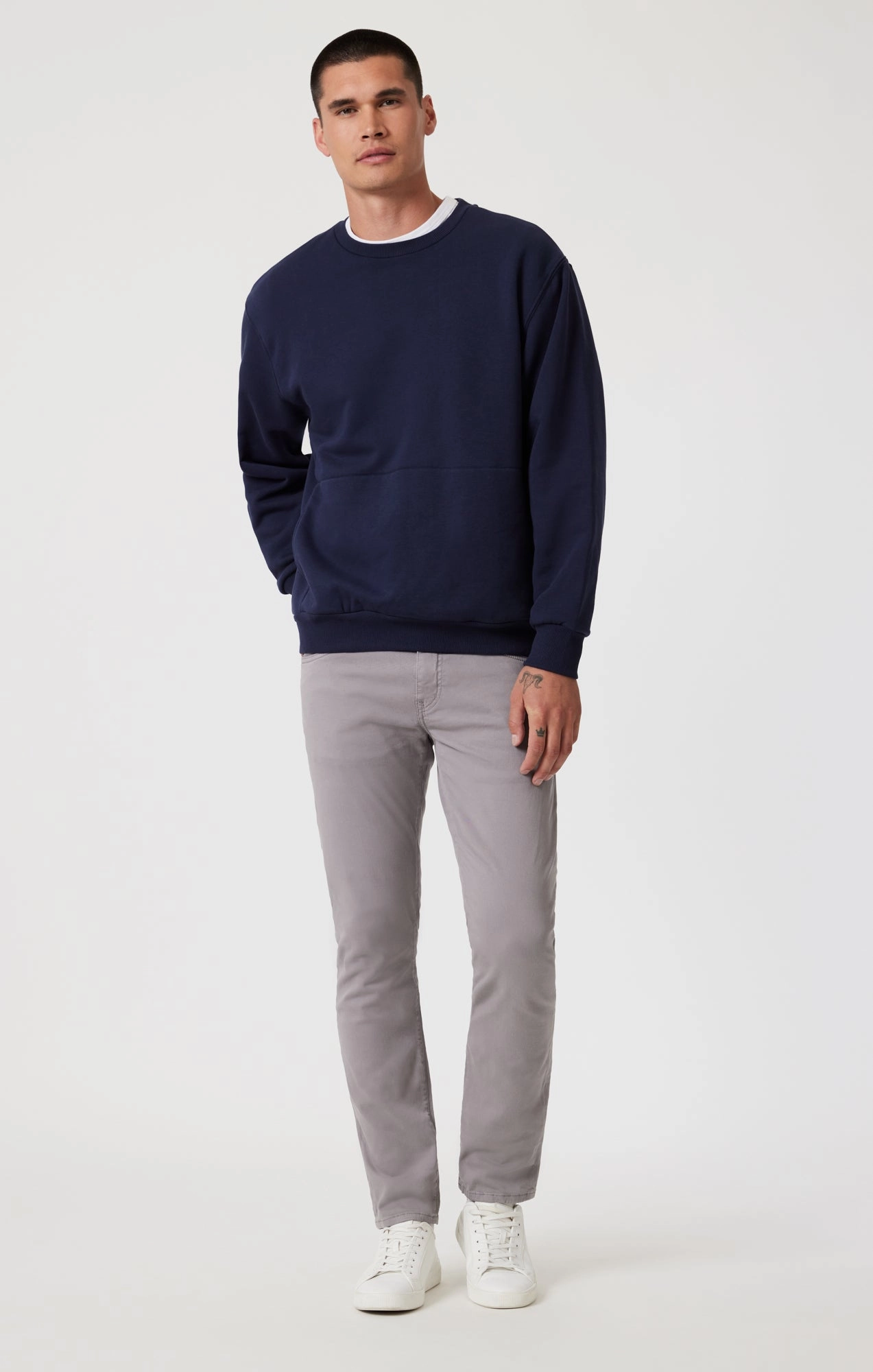 Stretch Ready Friction Resistant Fabric JAKE SLIM LEG IN GRAPHITE TWILL