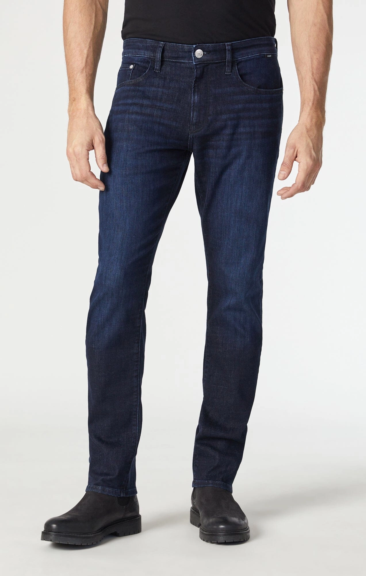 Modern Earthy JAKE SLIM LEG IN MIDNIGHT SKY FEATHER BLUE