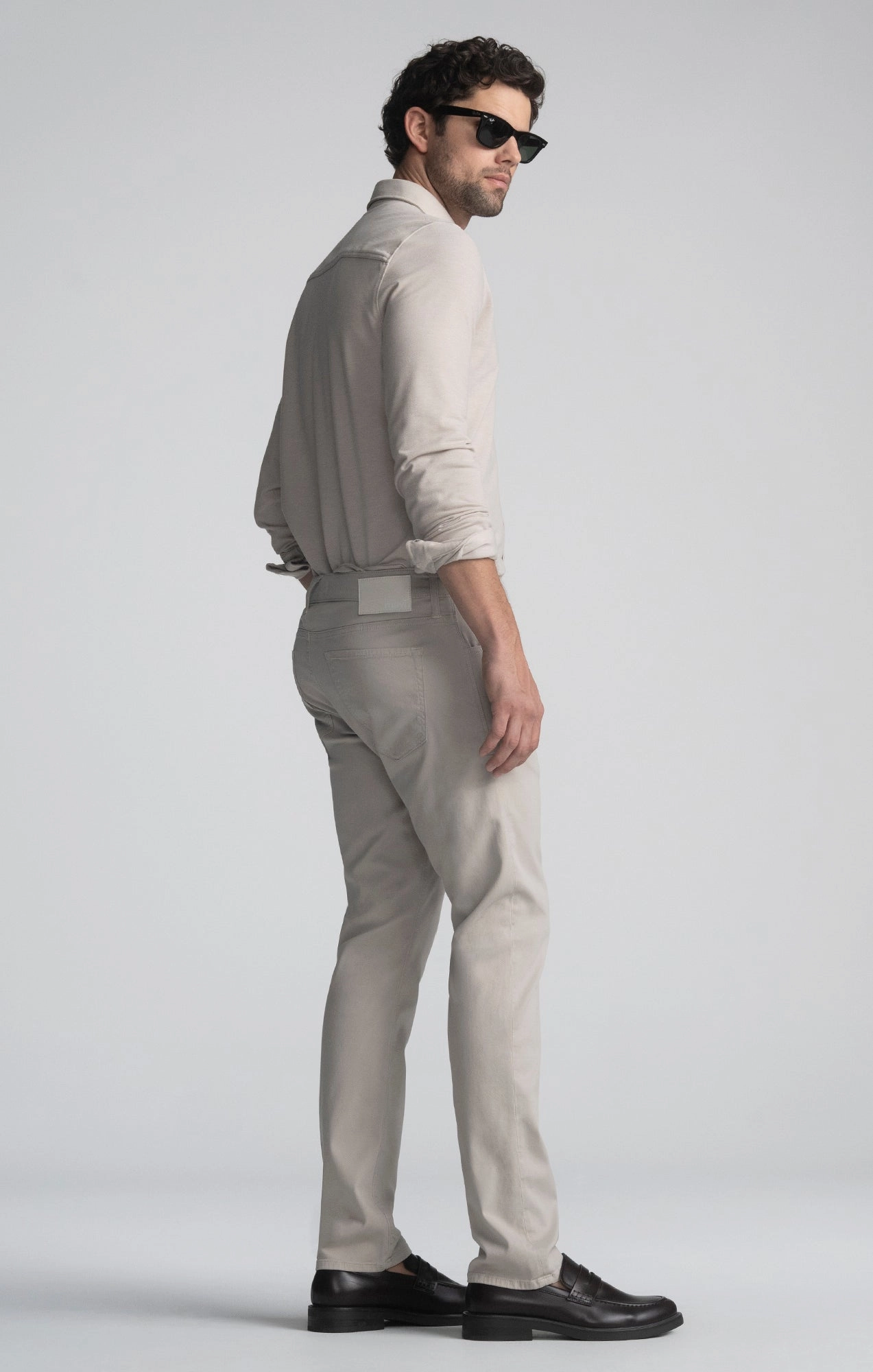 JAKE SLIM LEG IN PEBBLE CITY Light Stretch Stretchable Fit