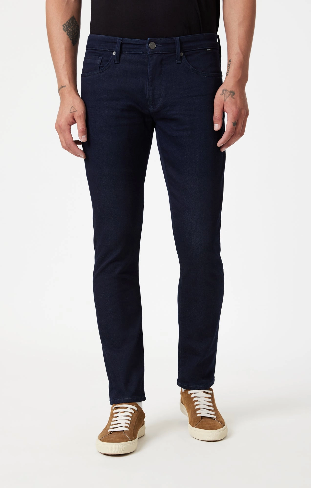 Style Basic JAKE SLIM LEG IN RINSE BRUSHED ATHLETIC