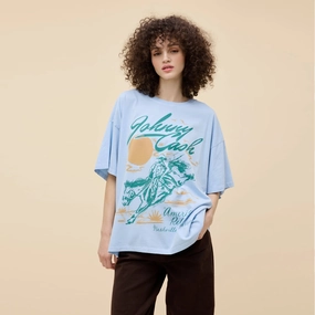 WindproofBarrierTechnology Johnny Cash American Rebel Tee (Airey Blue)