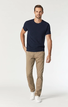Trail Comfort JOHNNY SLIM LEG CHINO IN BRITISH KHAKI TWILL