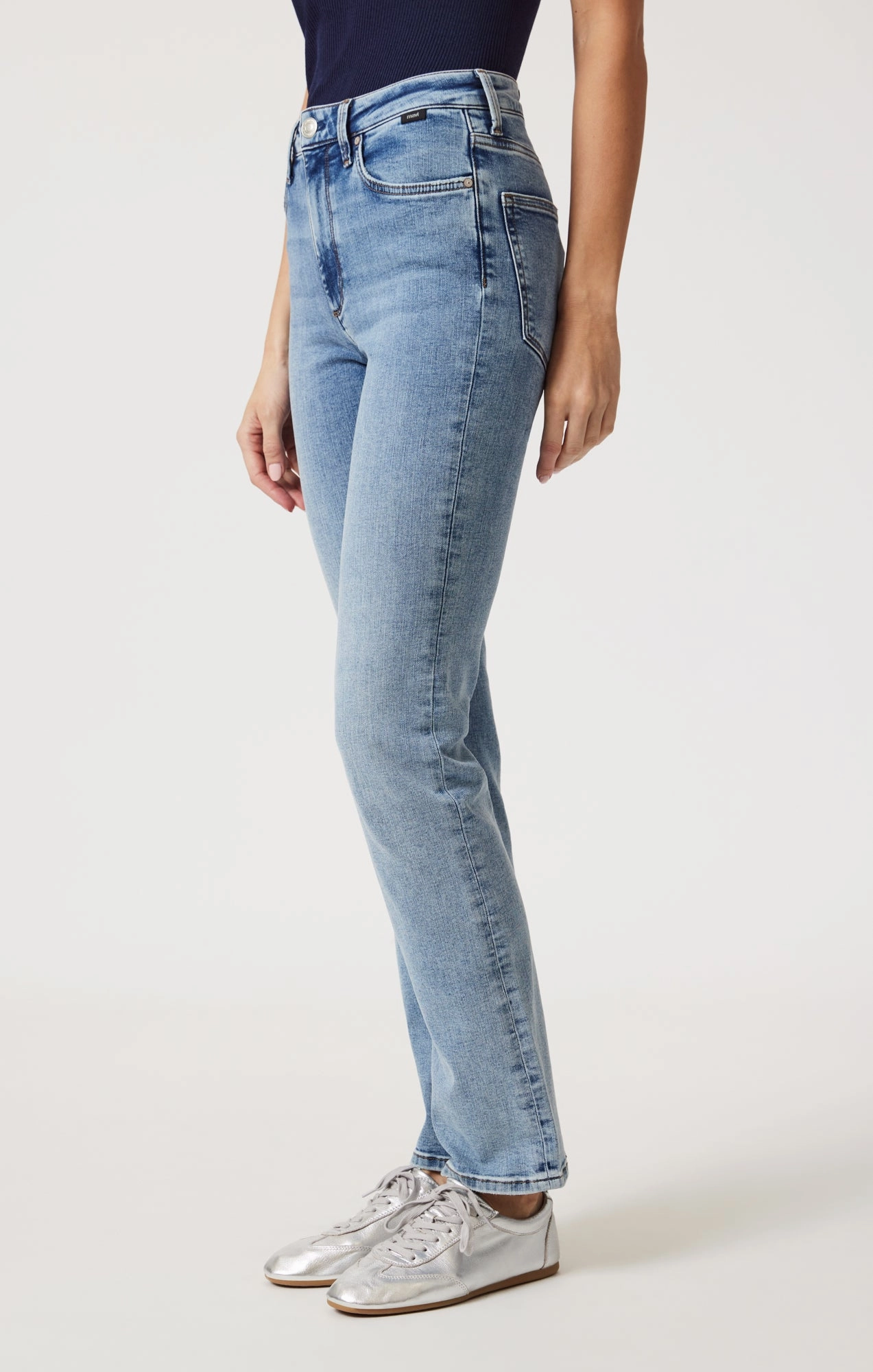 Wardrobe Fit Plain Favorite KENDRA STRAIGHT LEG IN LIGHT BRUSHED TRIBECA