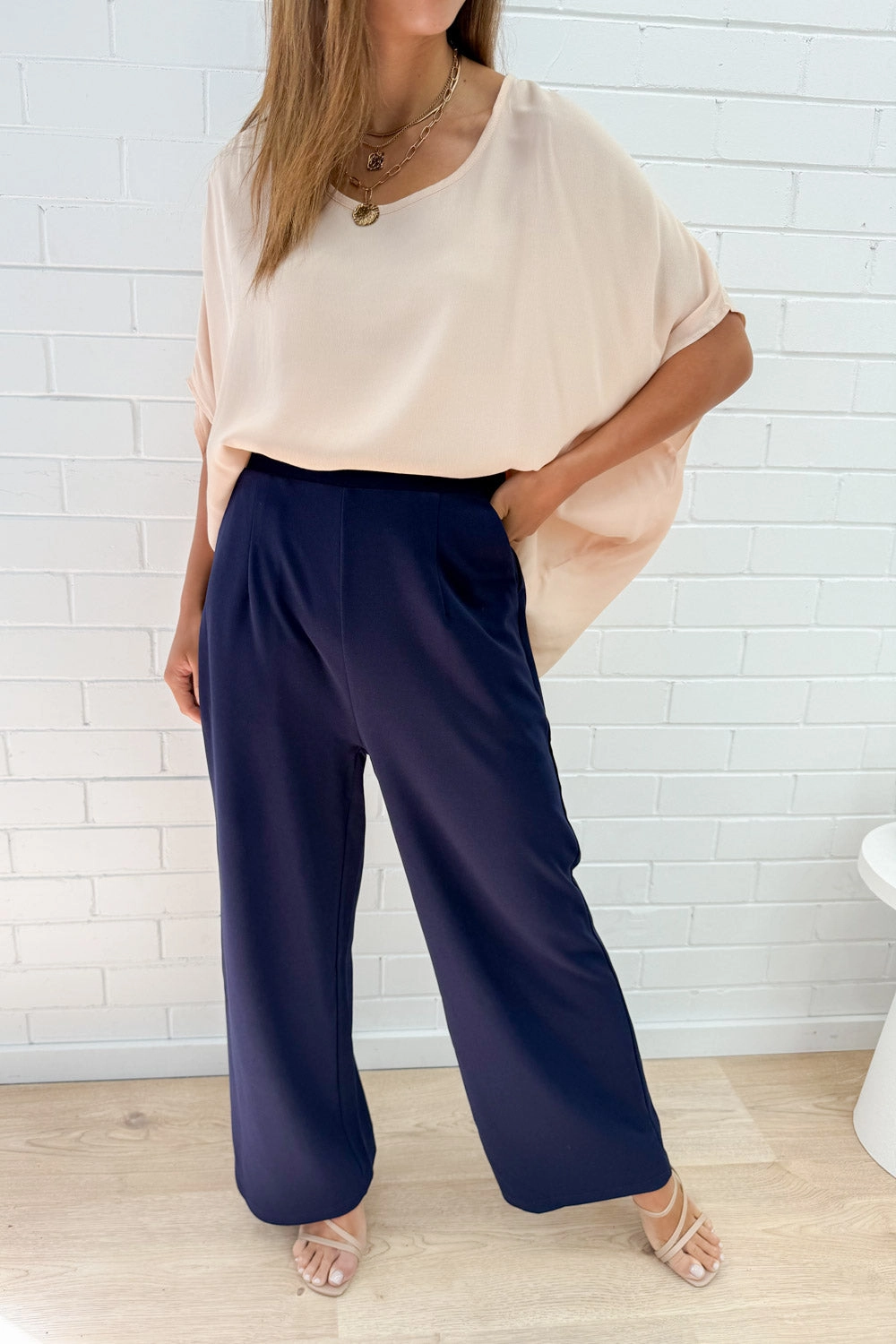 Anti Friction Lining Performance Ready Kristen Pants - Navy