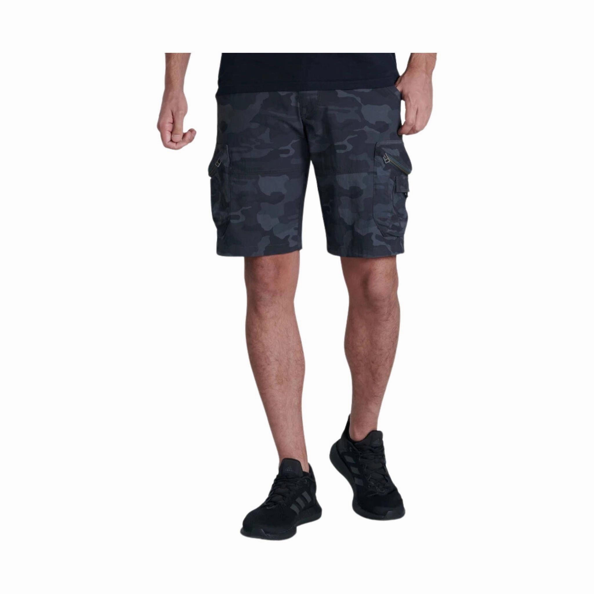 Kuhl Men's Ambush Cargo Short - Grey Camo Quick Layer Wear adventure apparel