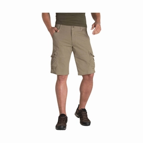 Kuhl Men's Ambush Cargo Short - Khaki Compact Packable Design