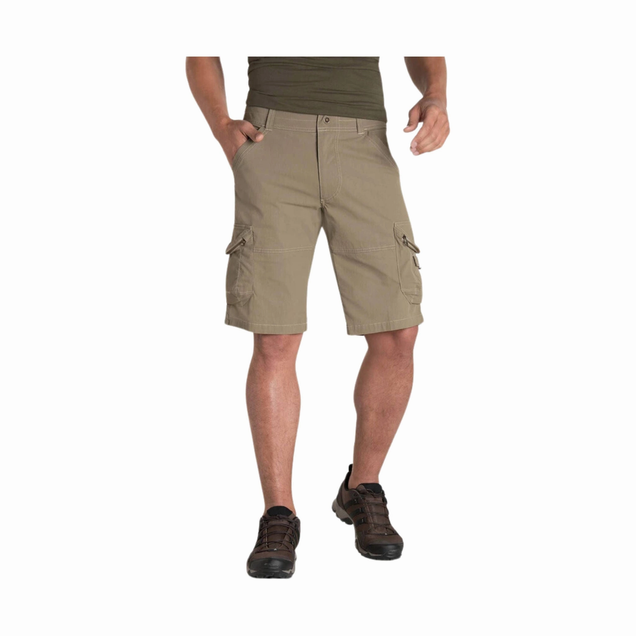 Outdoor Relax Four Way Stretch Kuhl Men's Ambush Cargo Short - Khaki