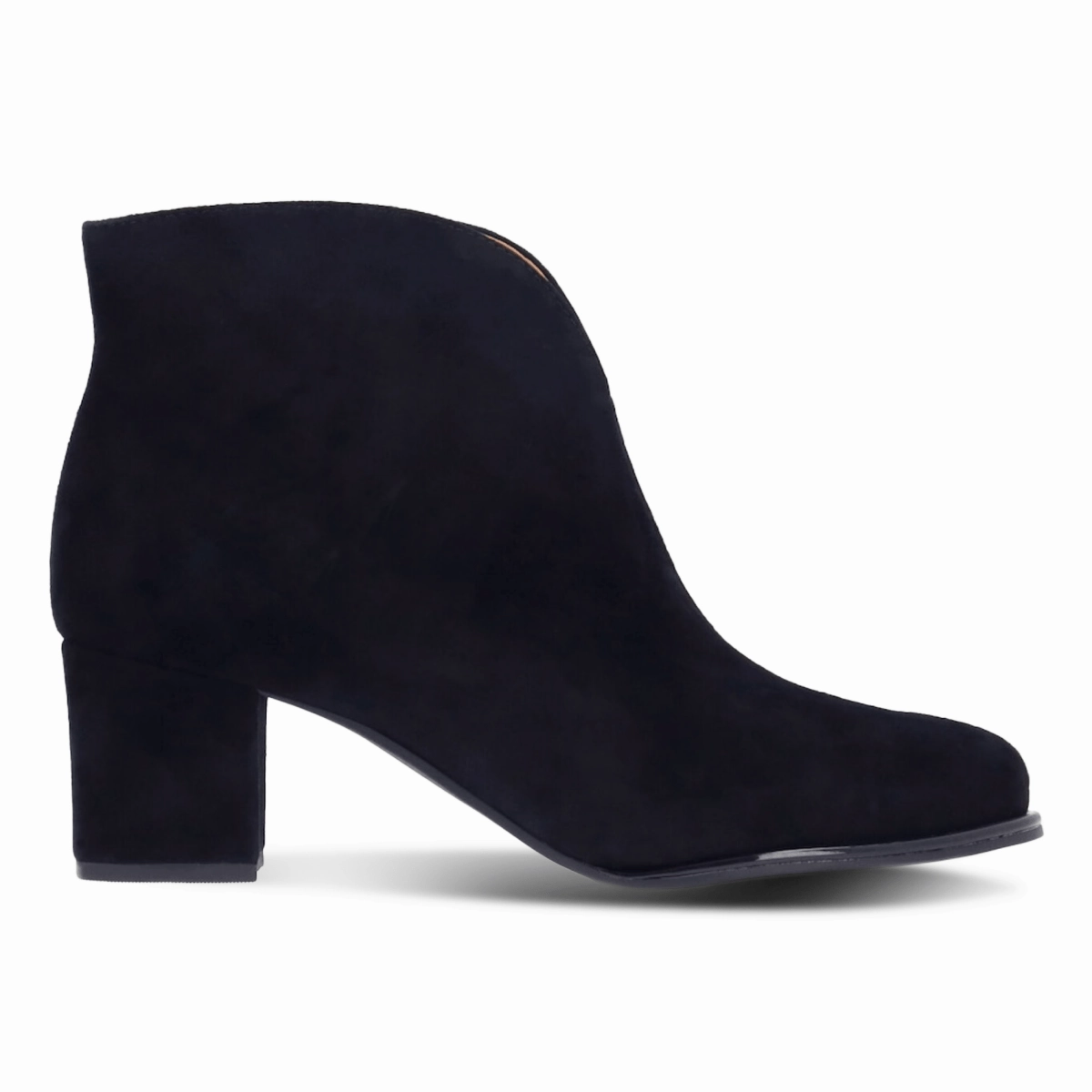 L'Amour Des Pieds Women's Phinn Black Kidsuede Military Style No Tie