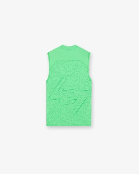 Stretch Wear 247 Contour Run Tank - Speed Green