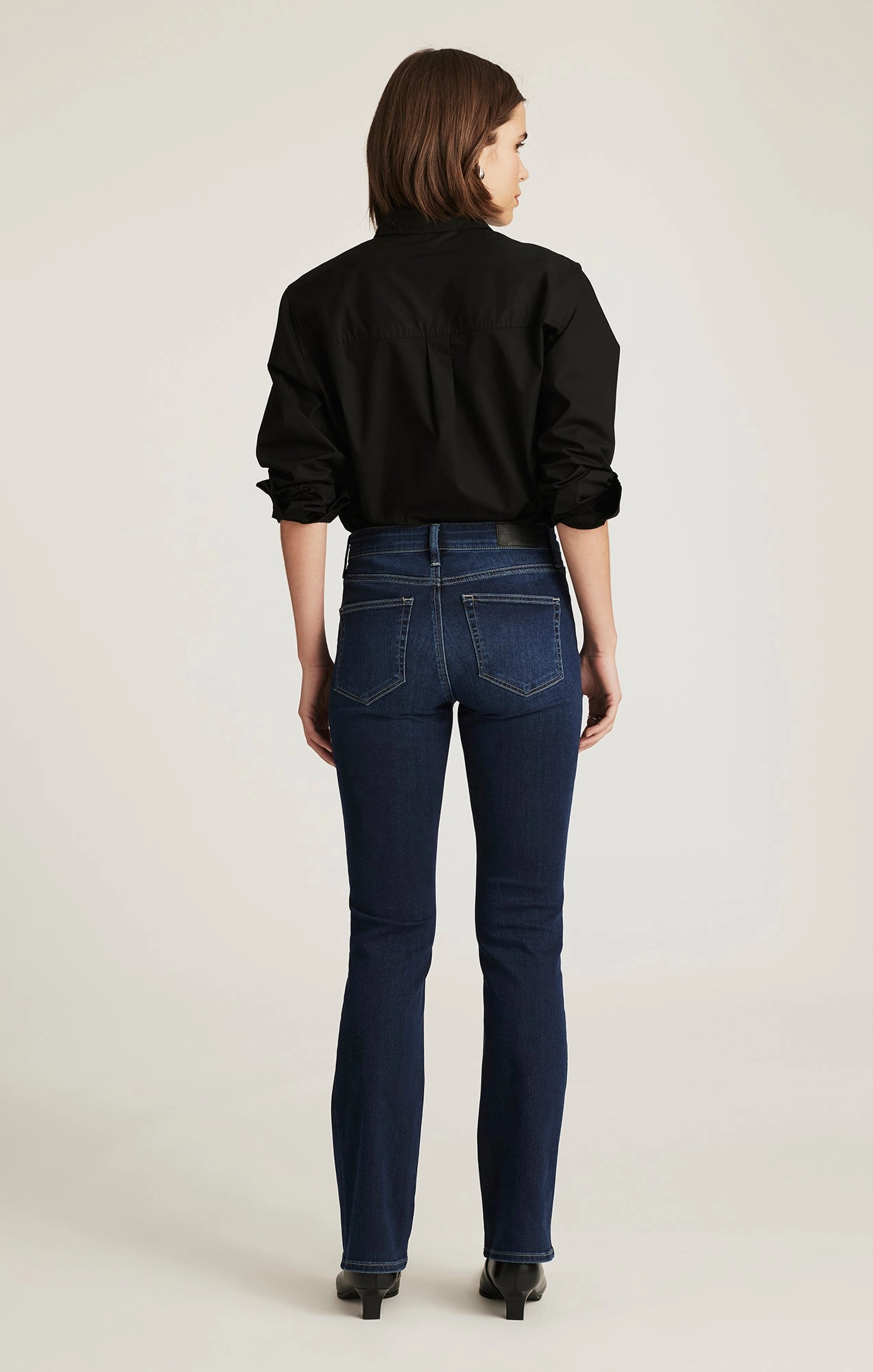 MOLLY BOOTCUT IN DEEP BRUSHED FEATHER LUXE Slim Family Style Daily Wear