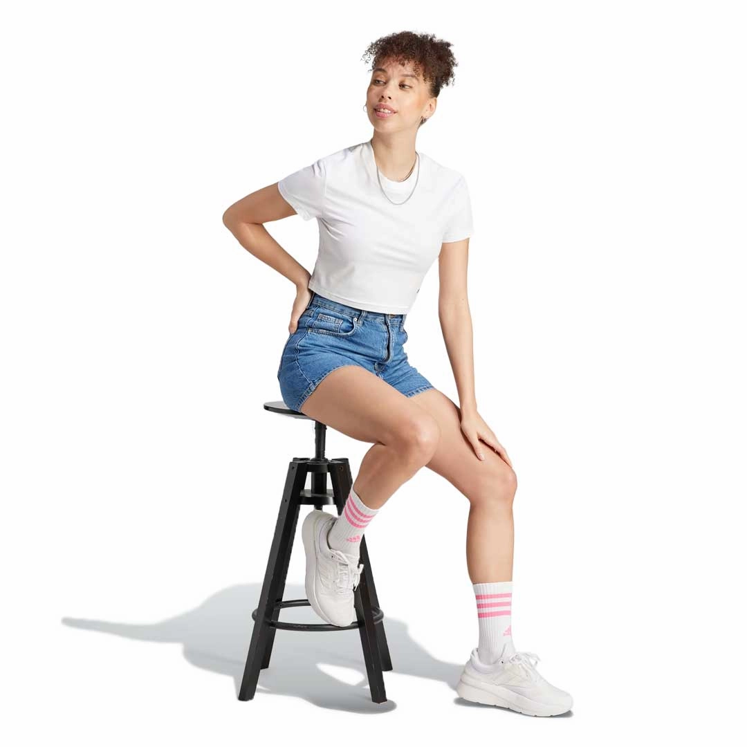 TemperatureRegulating Tech Mid Season Wear adidas - Women's Lounge Short T-Shirt (IQ3524)