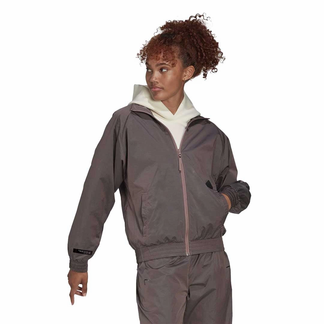 AdjustableHood adidas - Women's Woven Track Top (HN6825)
