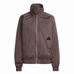 adidas - Women's Woven Track Top (HN6825) Light Outdoor Layer Athletic Tailored Fit