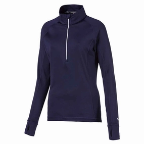 Thermoregulating Lining Anti Slip Cuffs Puma - Women's Rotation 1/4 Zip (577943 03)
