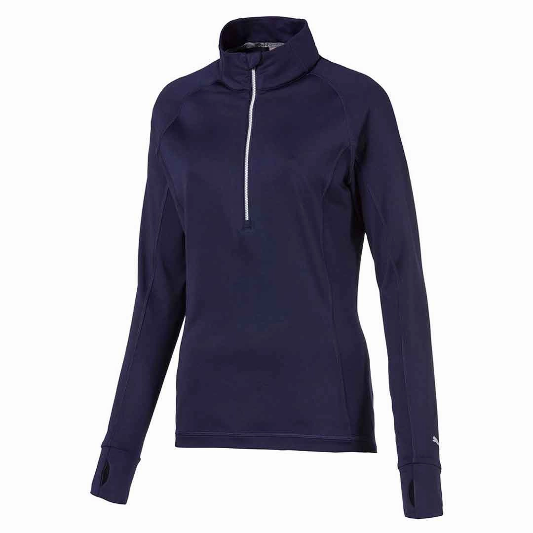 Thermoregulating Lining Anti Slip Cuffs Puma - Women's Rotation 1/4 Zip (577943 03)
