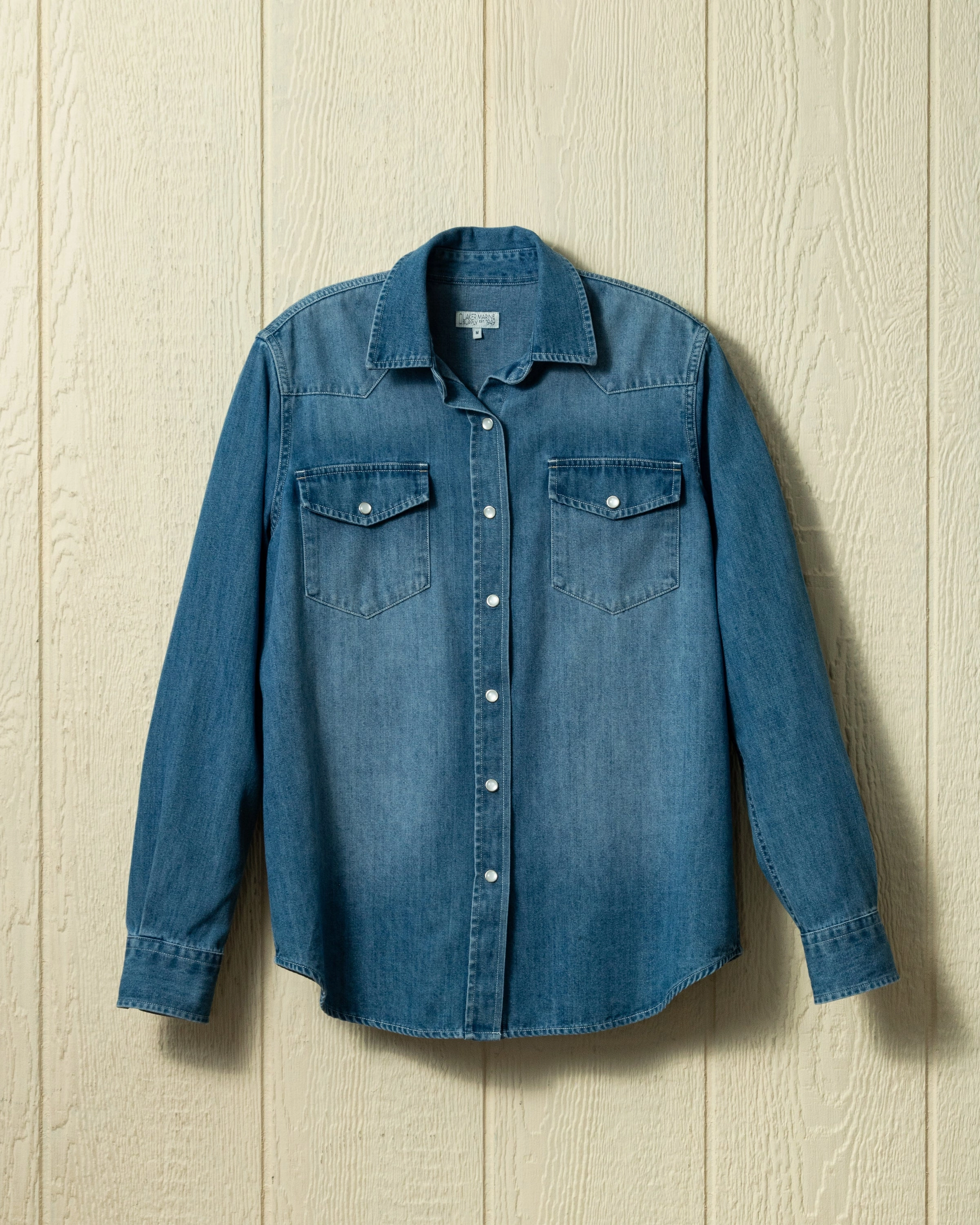 Women's Western Shirt in Denim TearResistantWeave