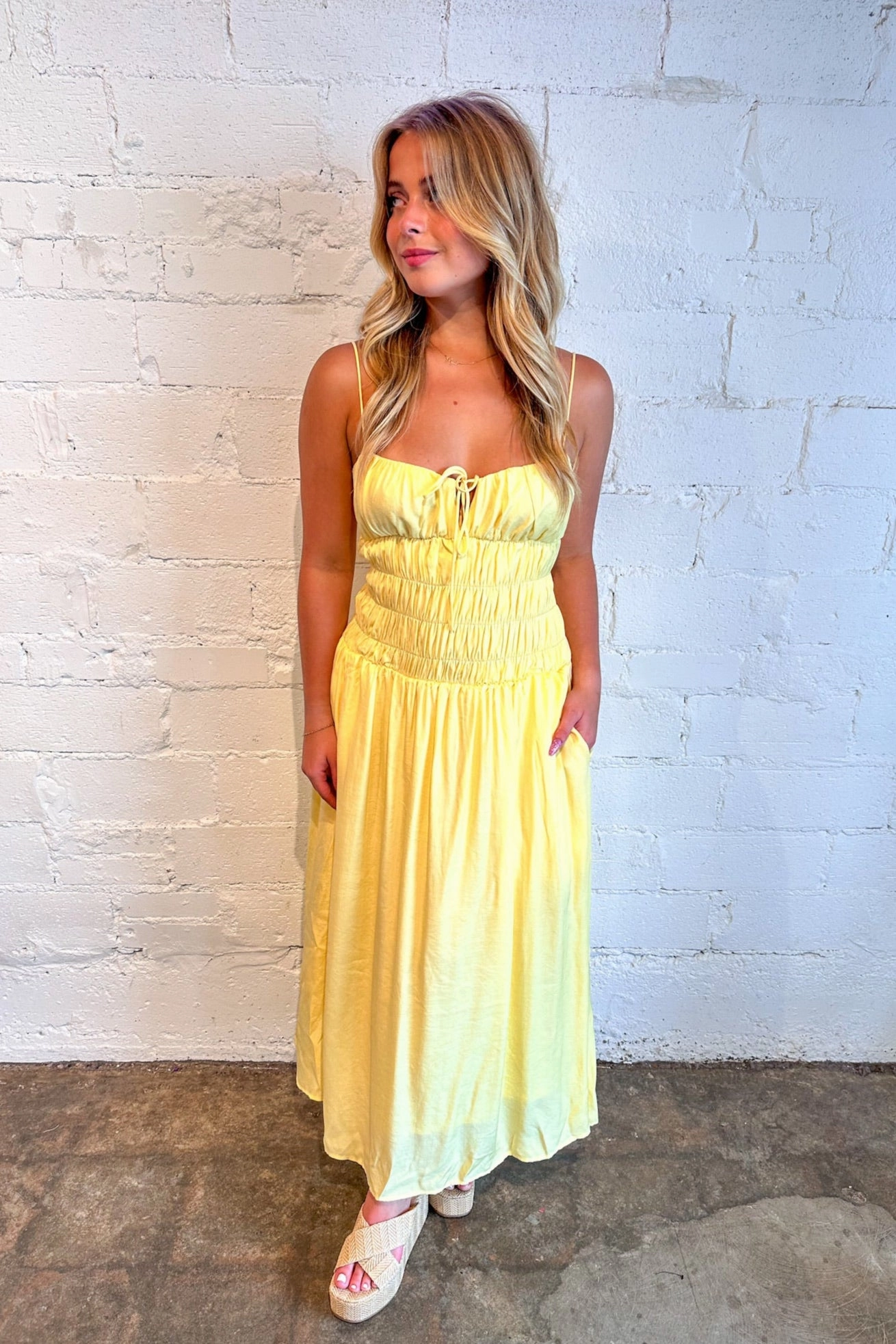 Let's Have Sorbet Maxi Dress flowy style Eco Friendly
