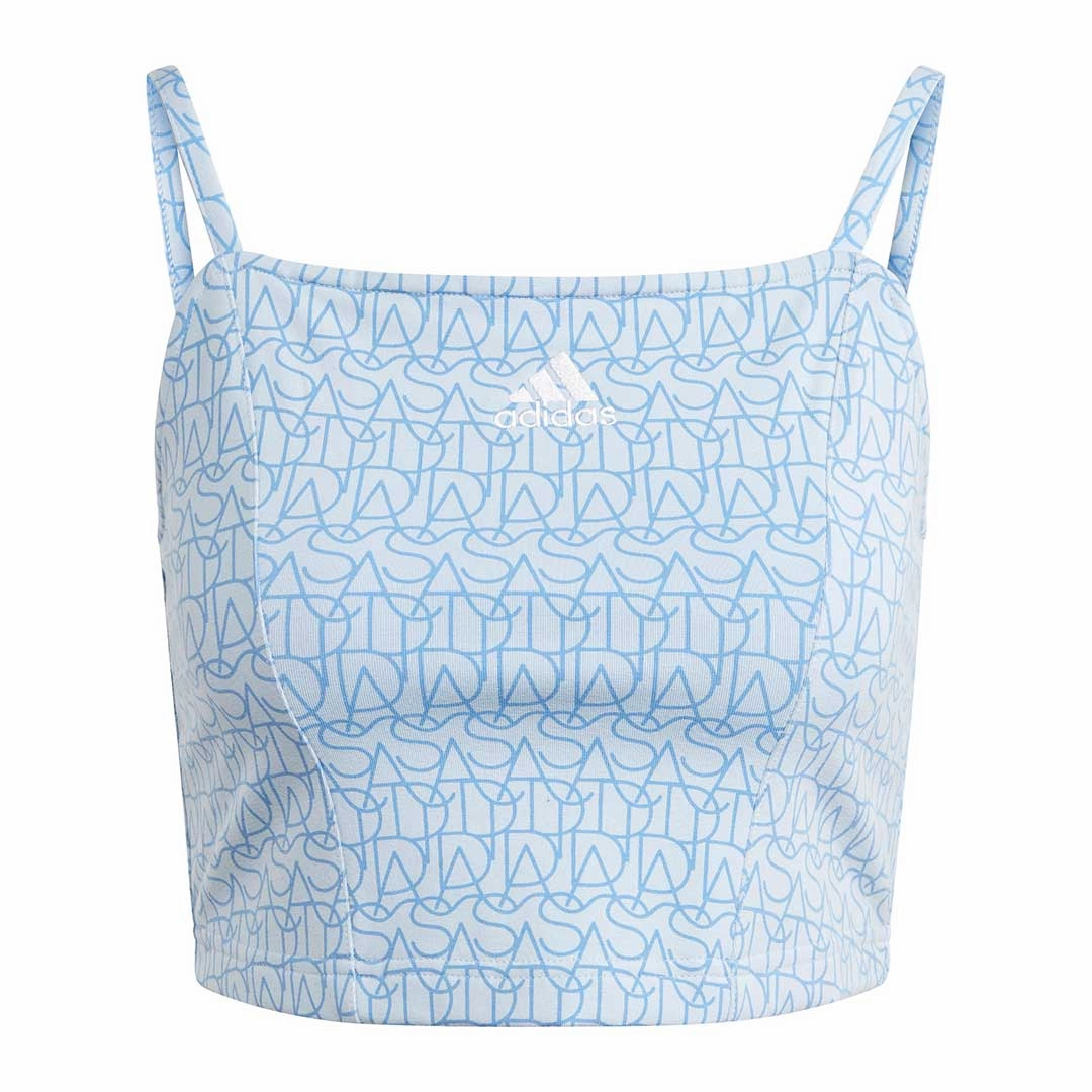 Taped Neckline adidas - Women's Allover Graphic Tank Top (IC8665)
