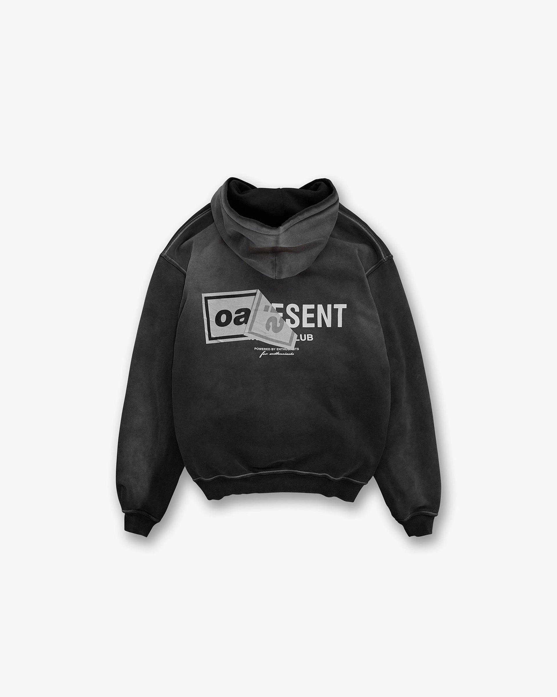 Cozy Waistband Represent X Oasis Owners Club Hoodie - Stained Black