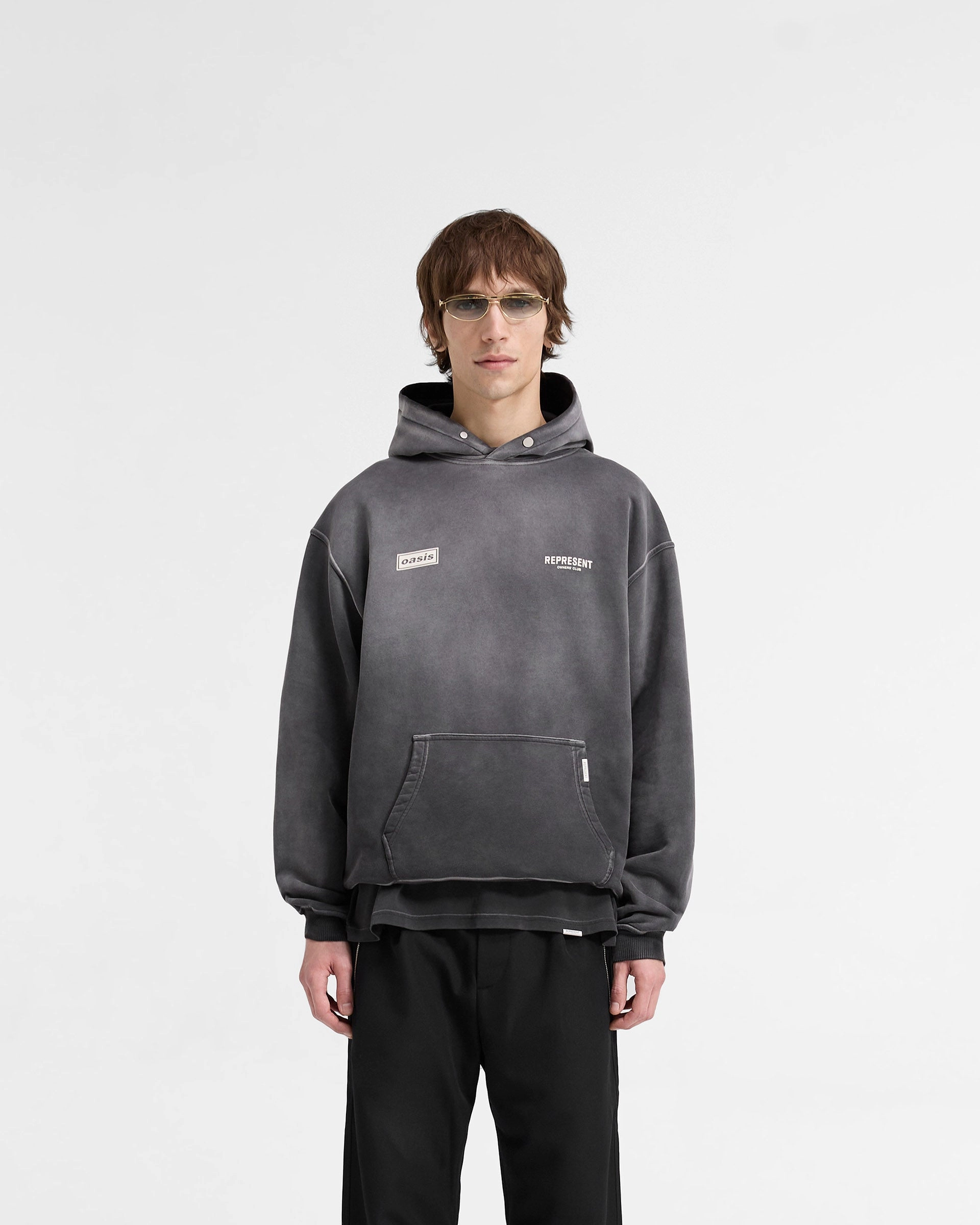 Party casual Represent X Oasis Owners Club Hoodie - Stained Black